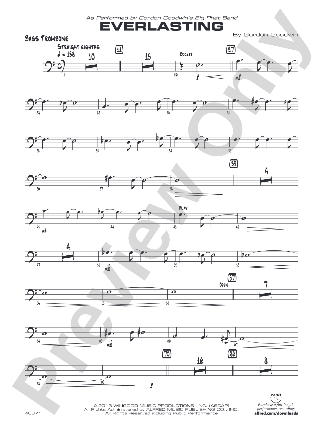 Everlasting: Bass Trombone