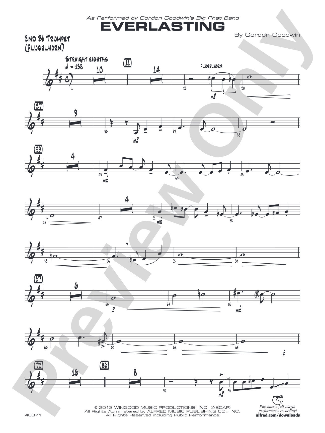 Everlasting: 2nd B-flat Trumpet