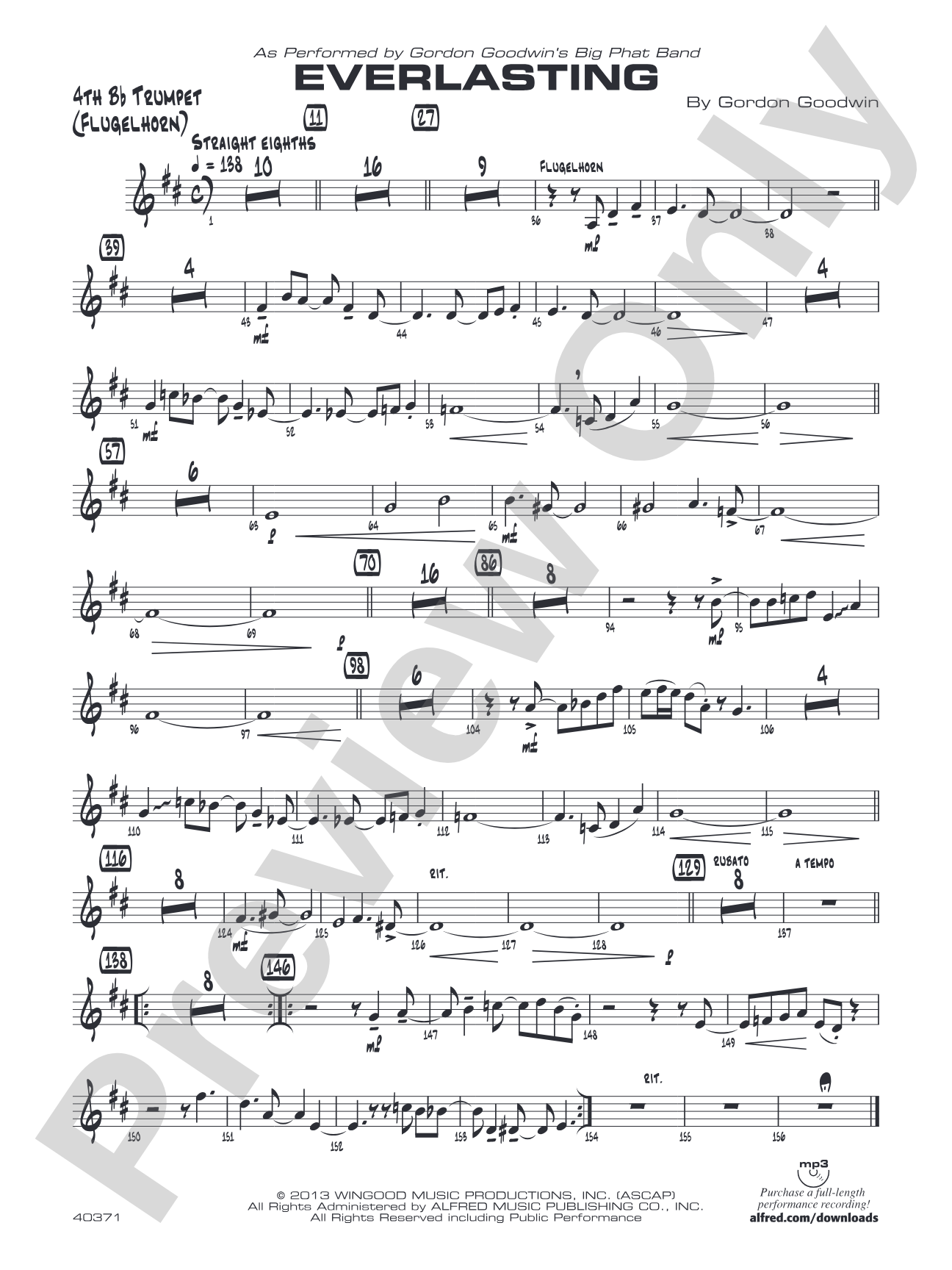 Everlasting: 4th B-flat Trumpet