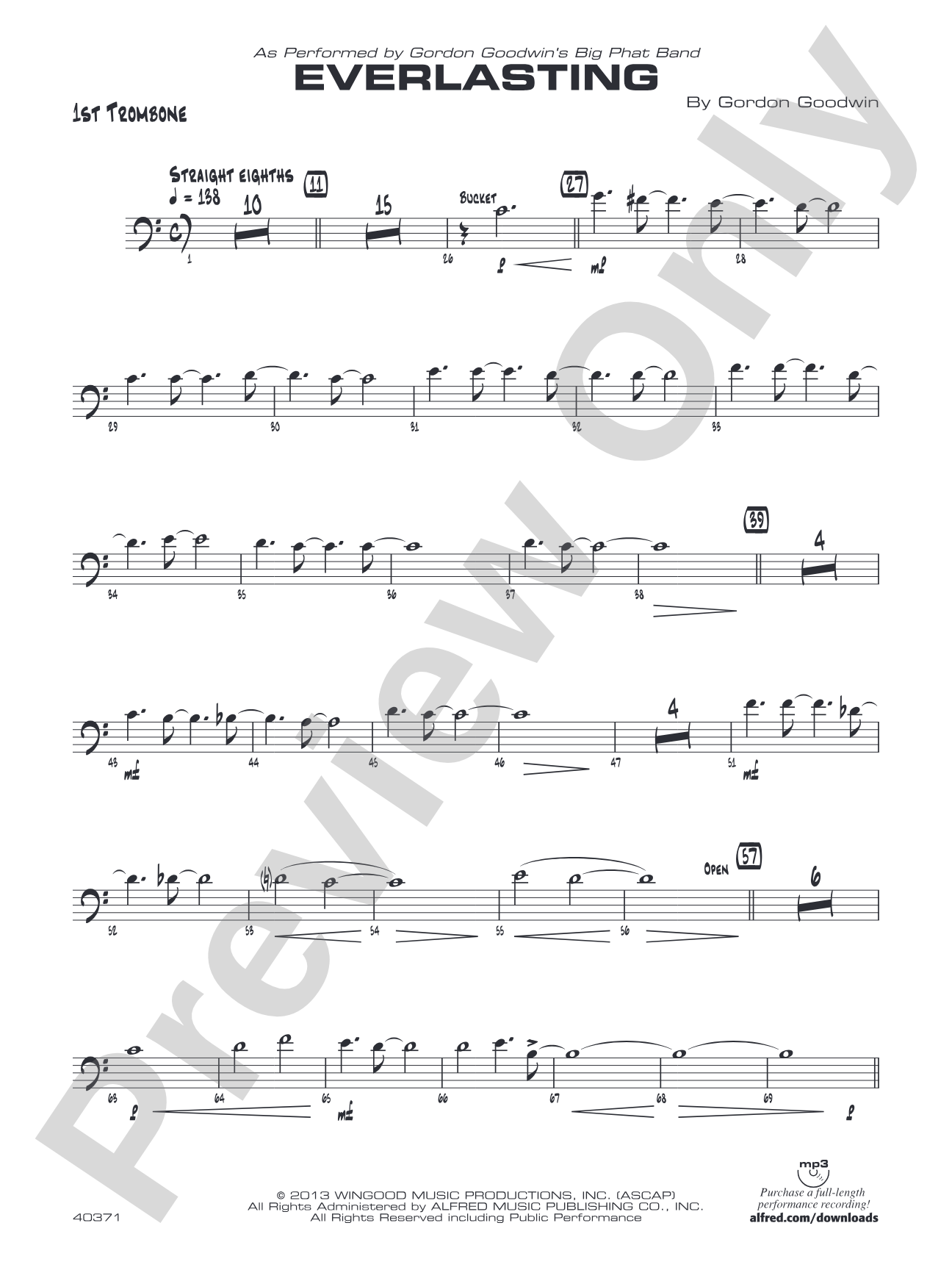 Everlasting: 1st Trombone