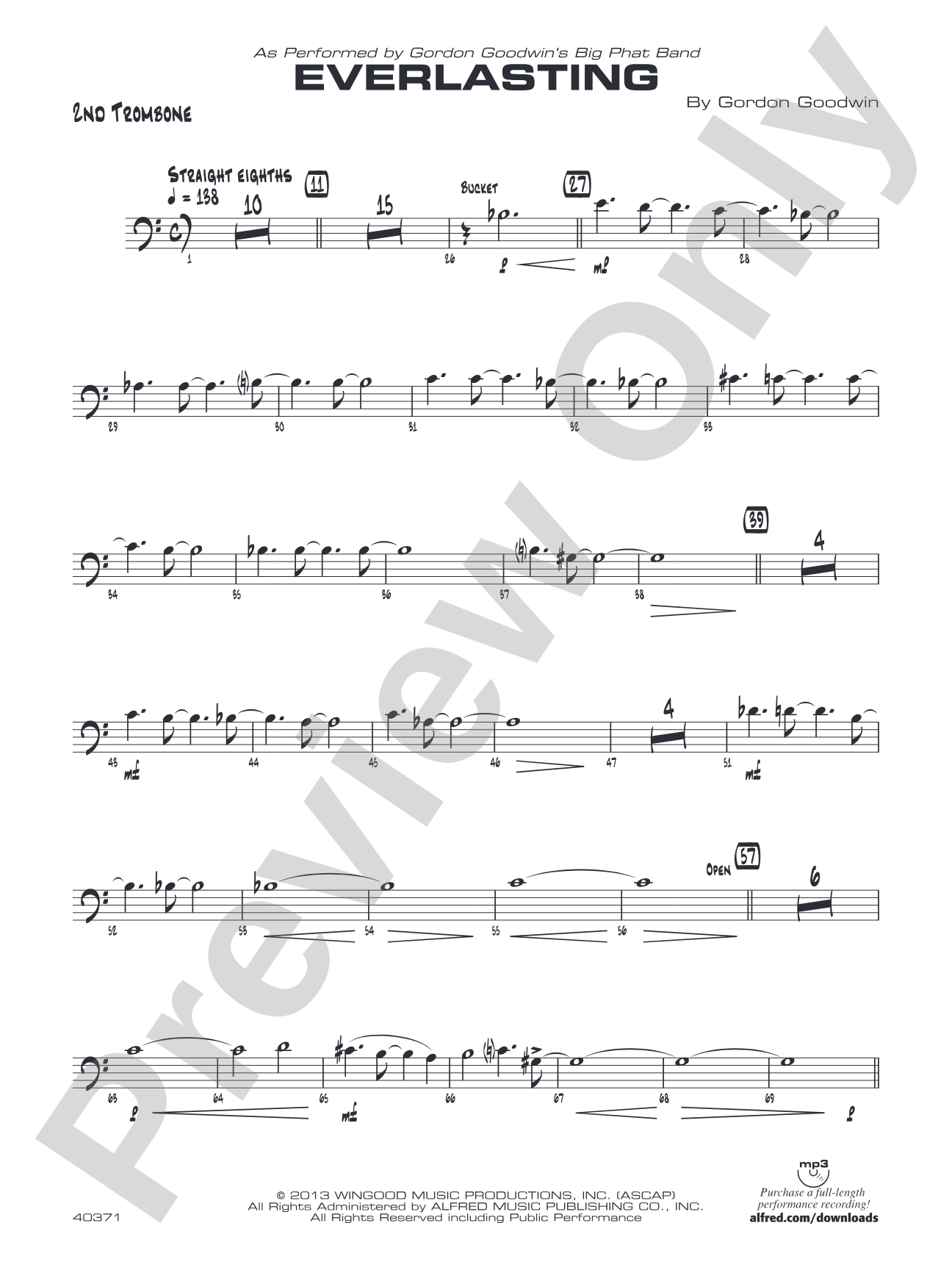 Everlasting: 2nd Trombone