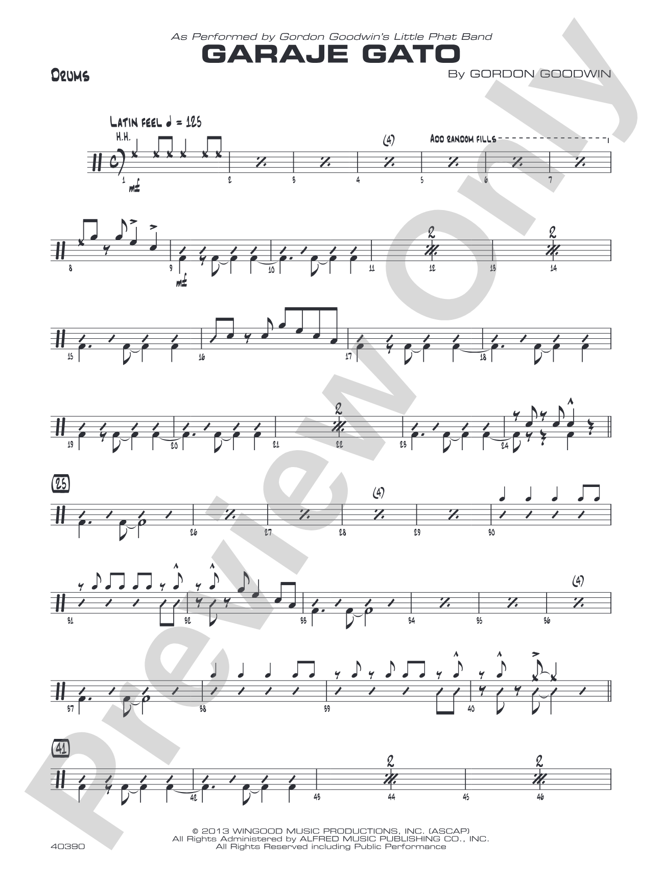 Garaje Gato: Drums