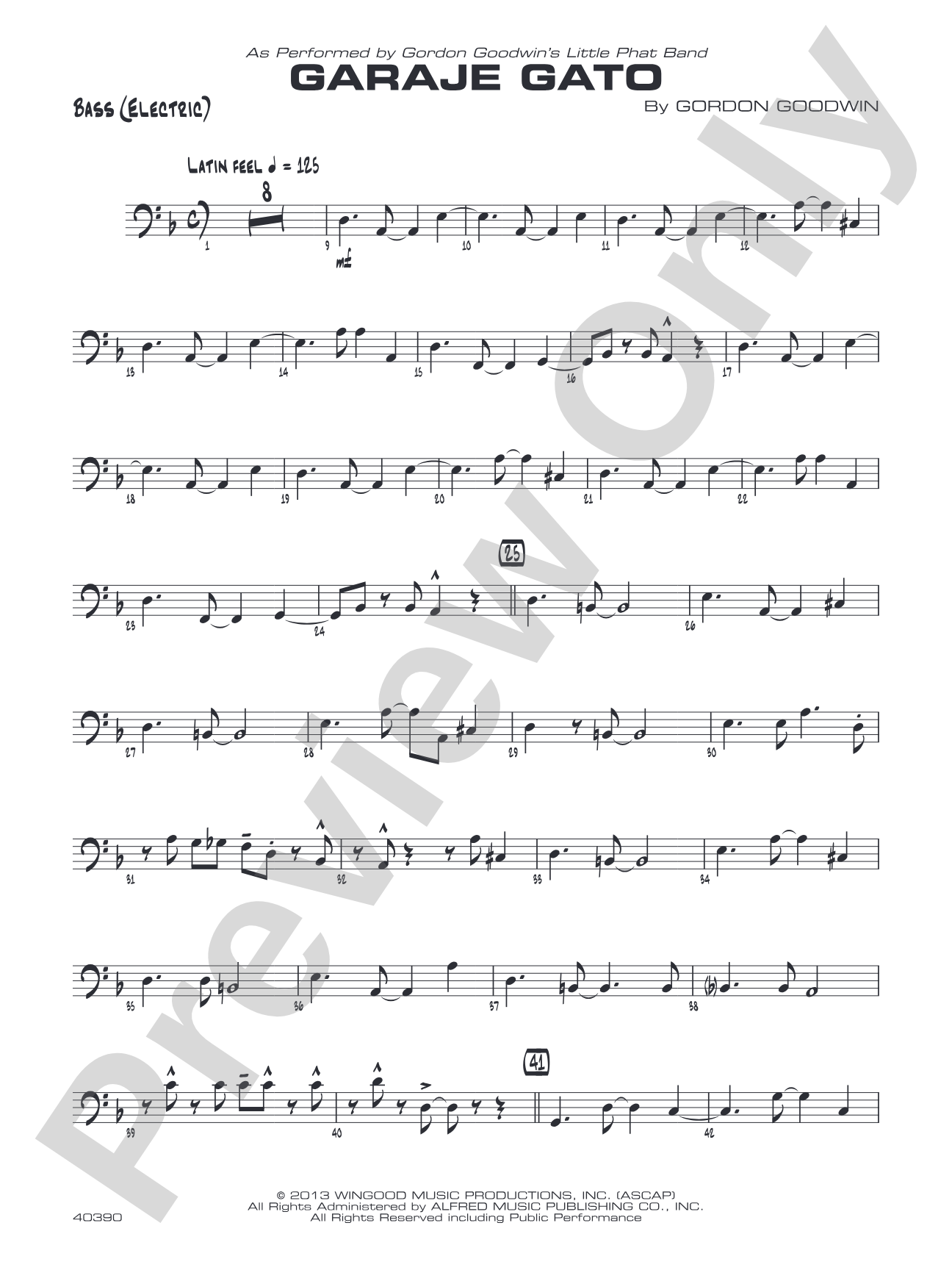 Garaje Gato: String Bass