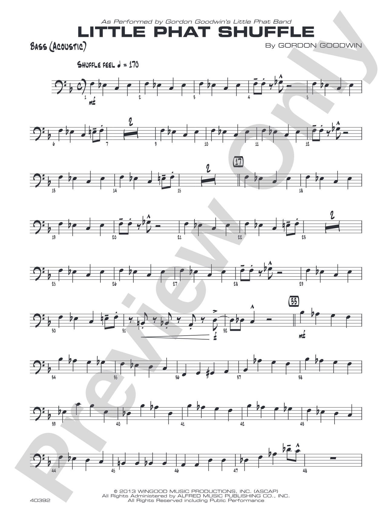 Little Phat Shuffle: String Bass