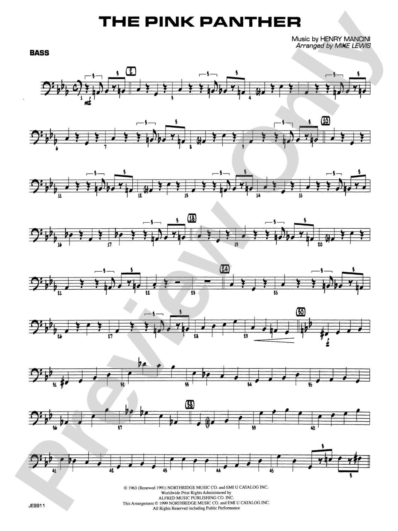 The Pink Panther: String Bass