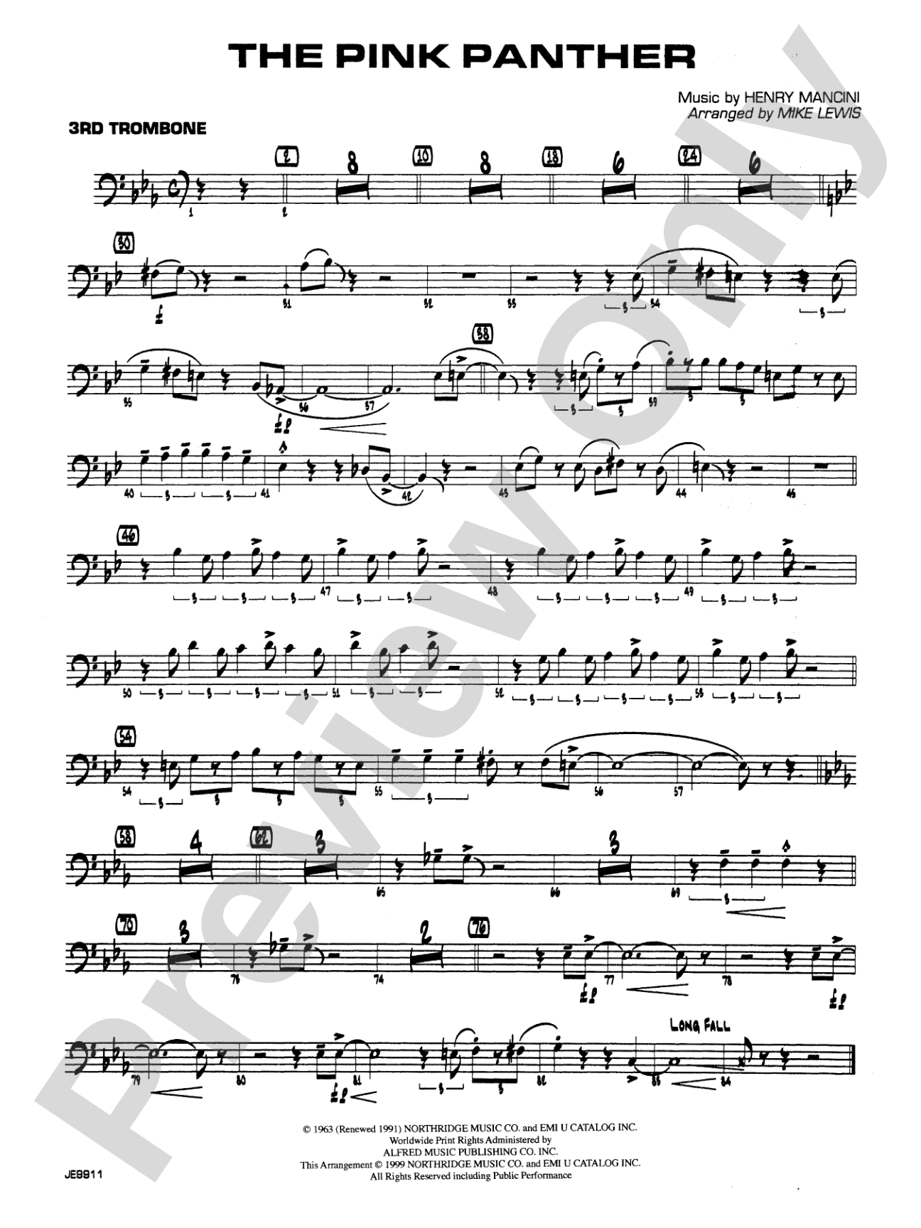 The Pink Panther: 3rd Trombone
