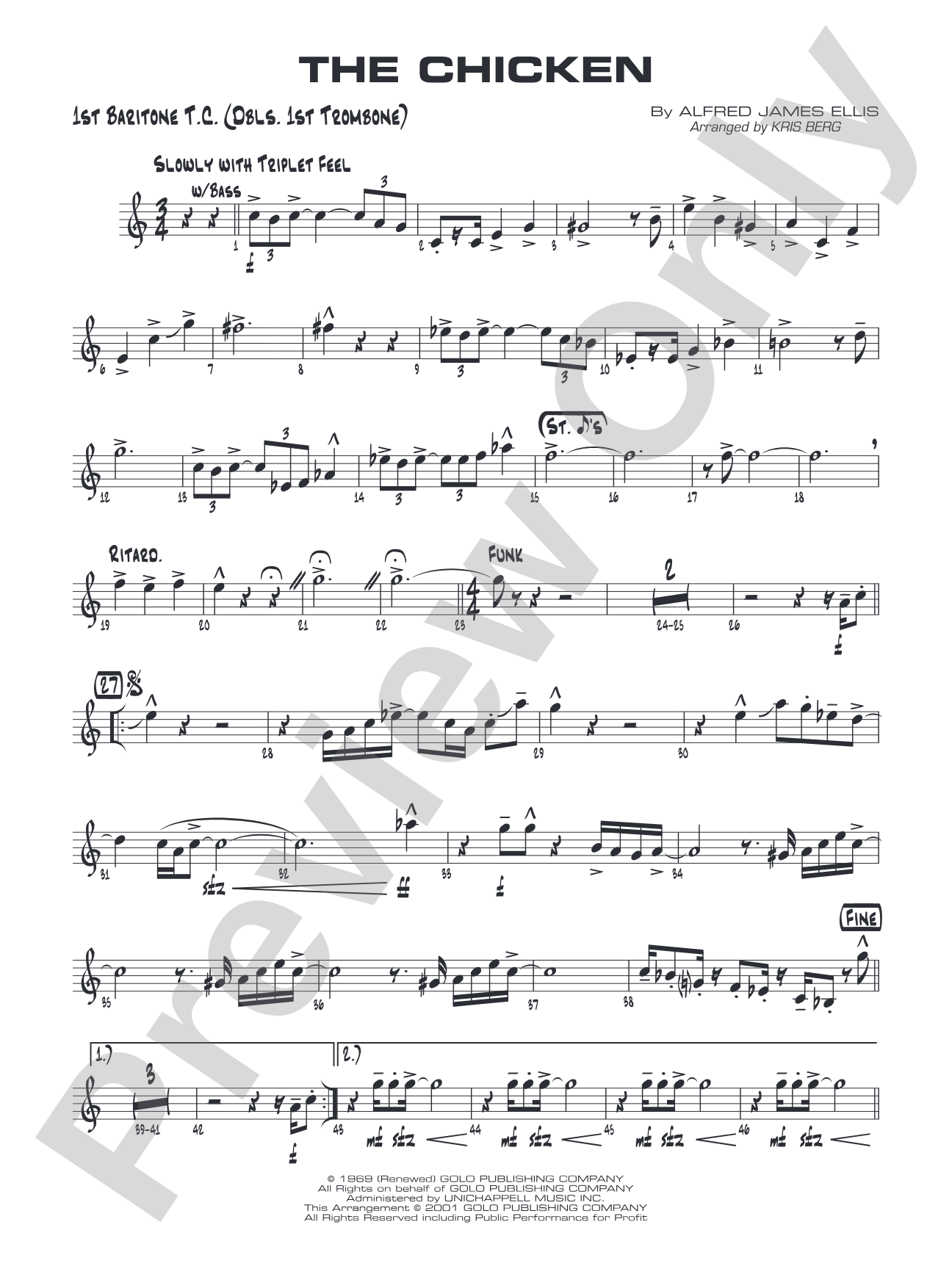 The Chicken: Baritone T.C.