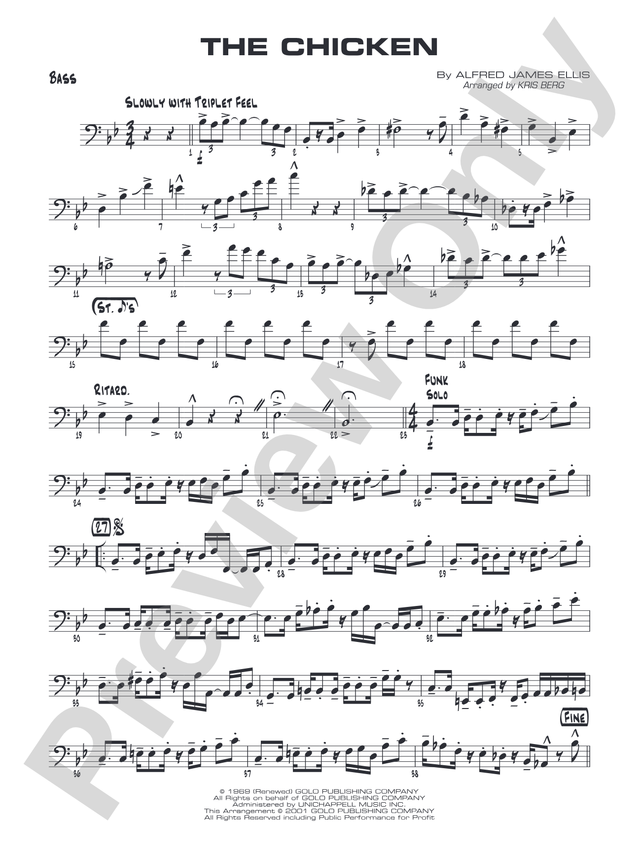 The Chicken: String Bass