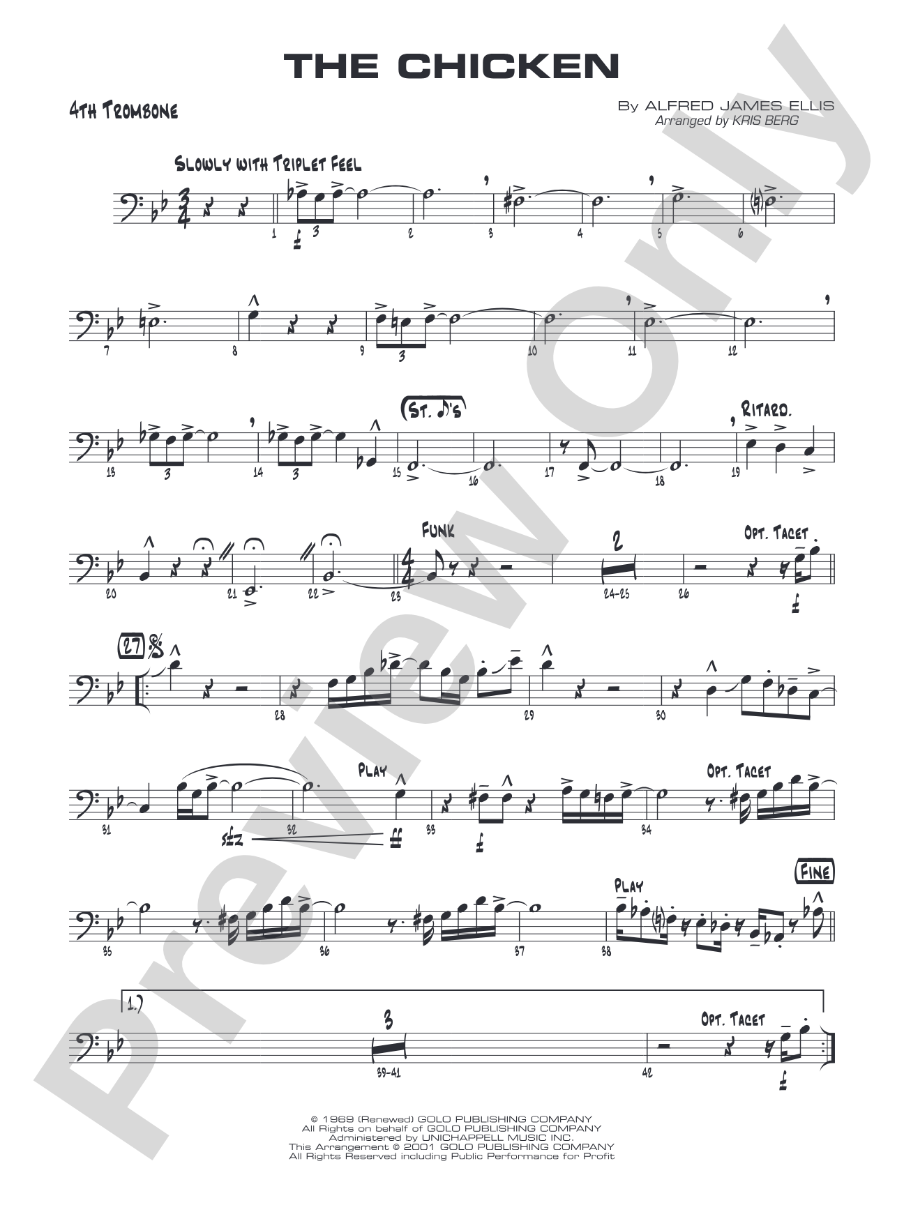 The Chicken: 4th Trombone