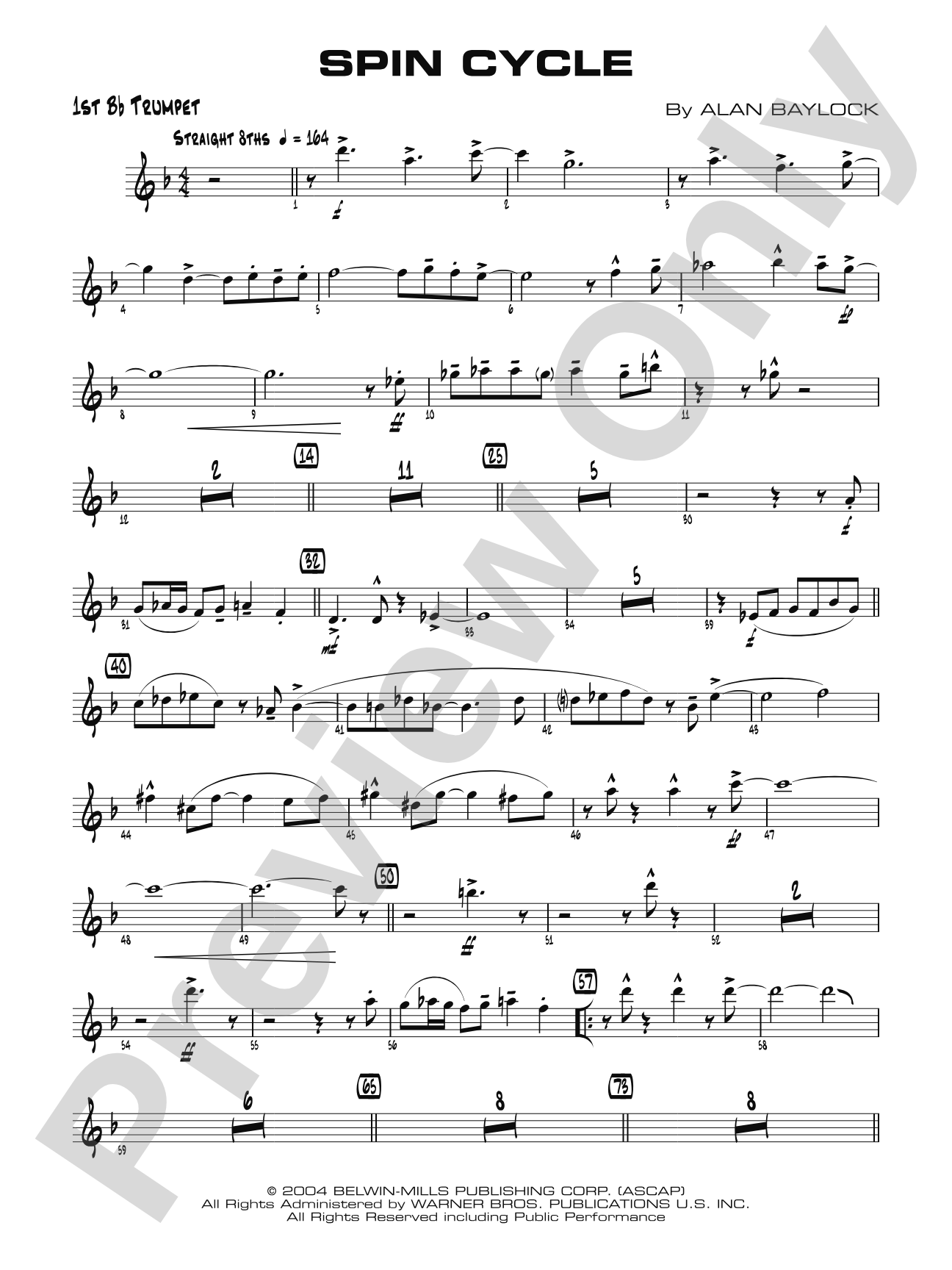 Spin Cycle: 1st B-flat Trumpet