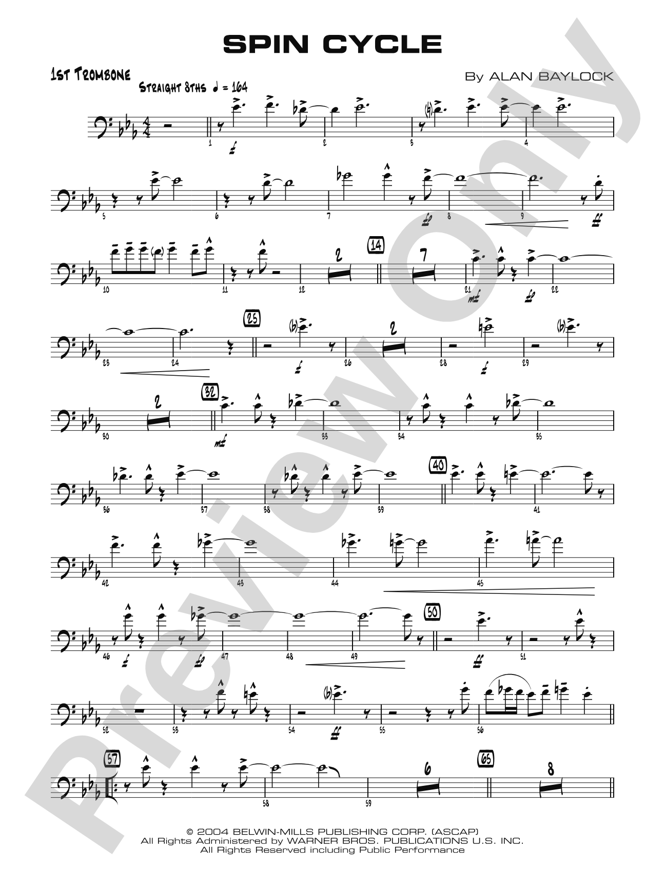 Spin Cycle: 1st Trombone