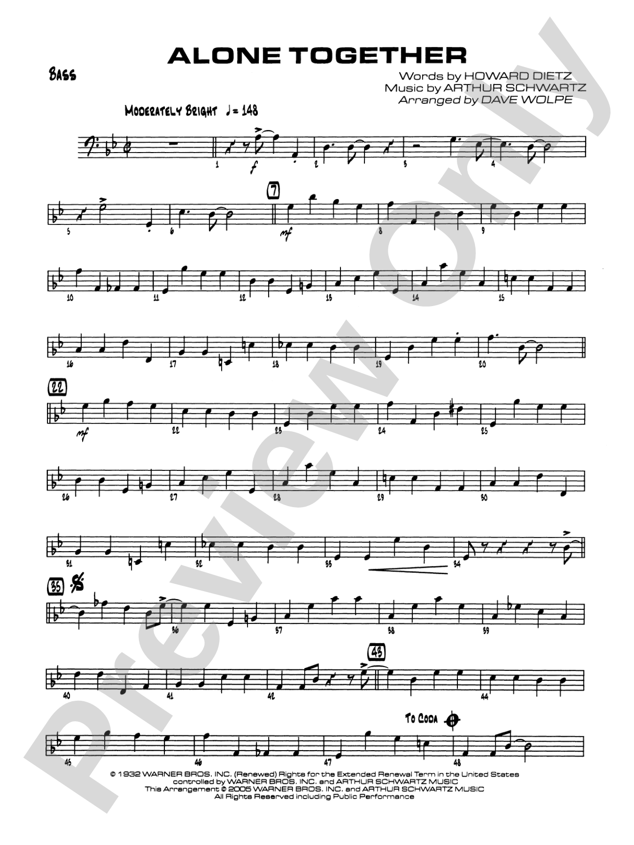 Alone Together: String Bass