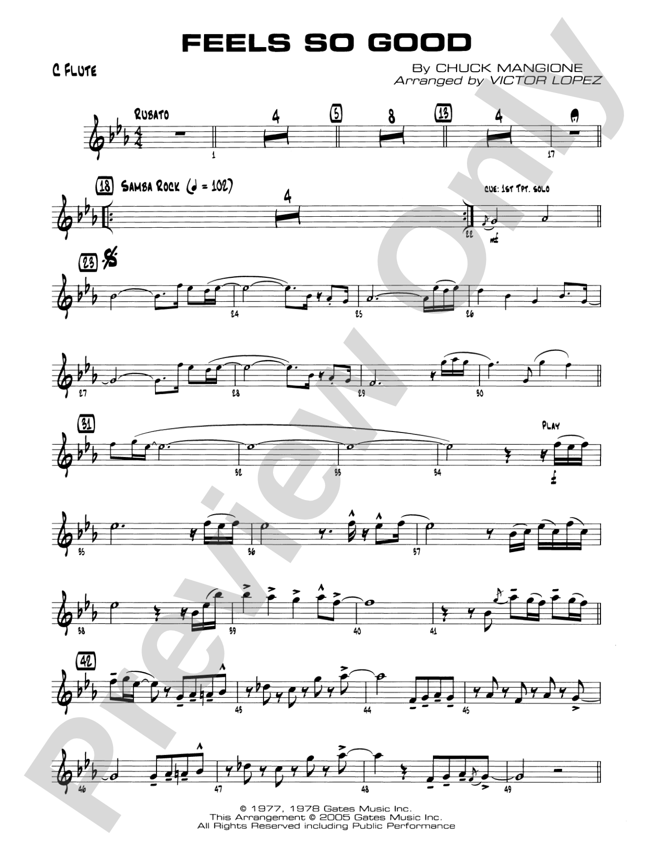 Feels So Good: Flute