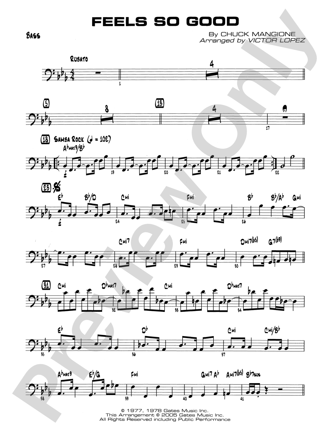 Feels So Good: String Bass