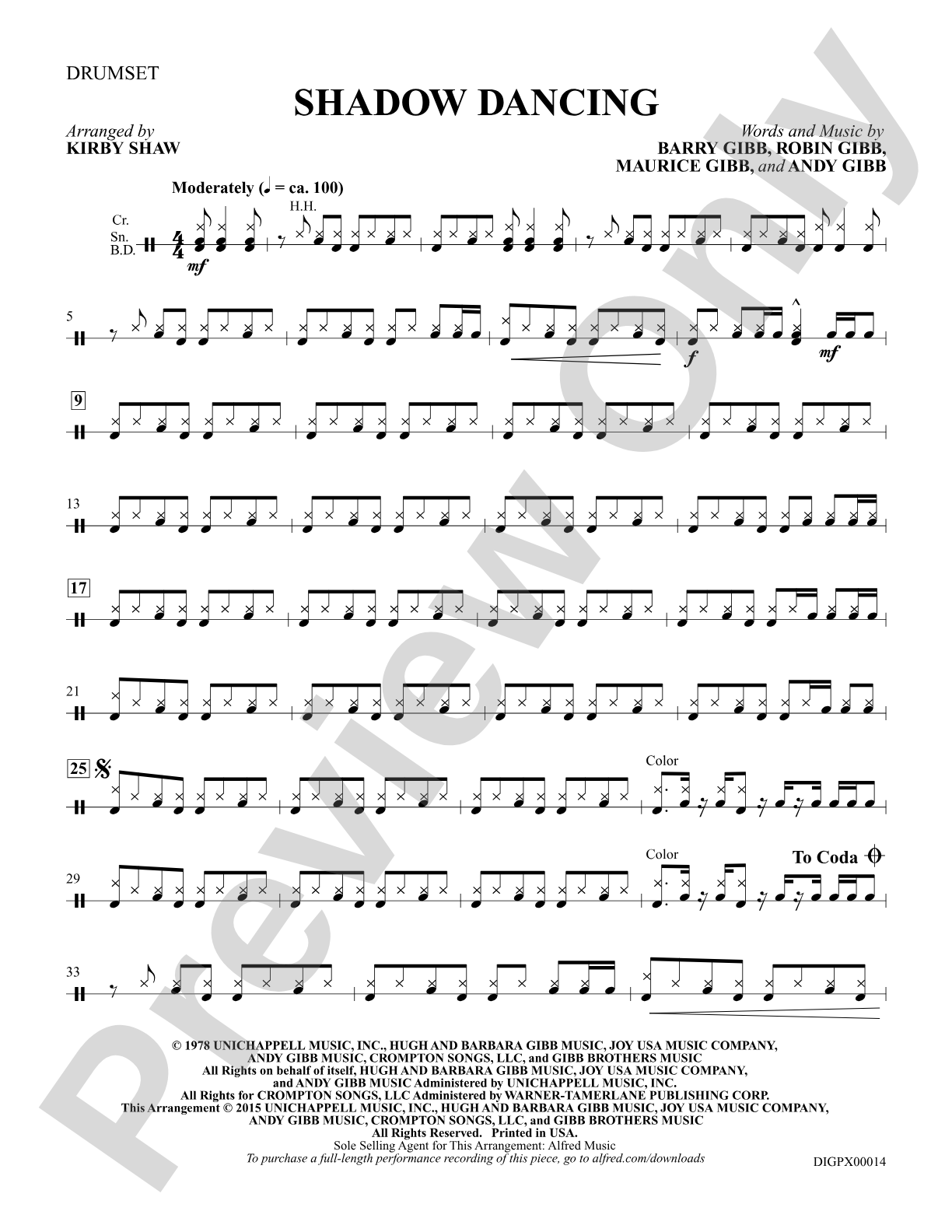 Shadow Dancing: Drumset: Choral Octavo Digital SoundPax