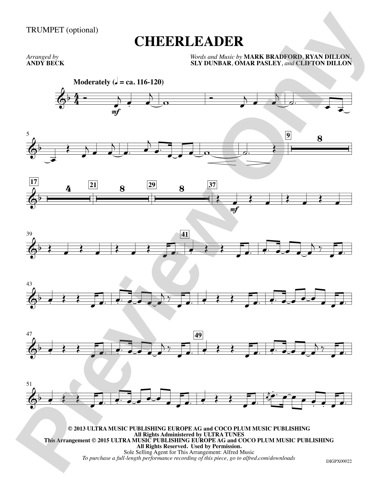 Cheerleader: Choral Octavo Digital SoundPax