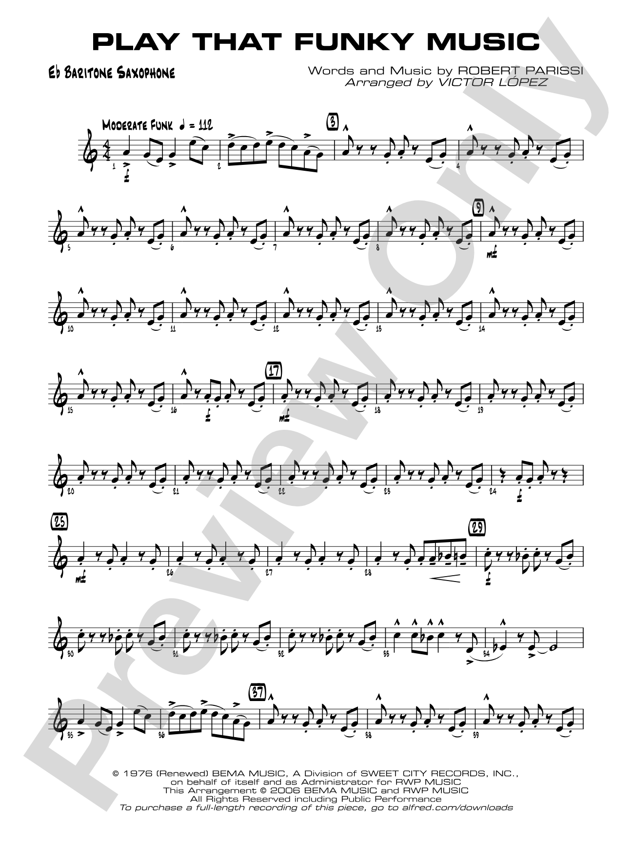 Play That Funky Music: E-flat Baritone Saxophone