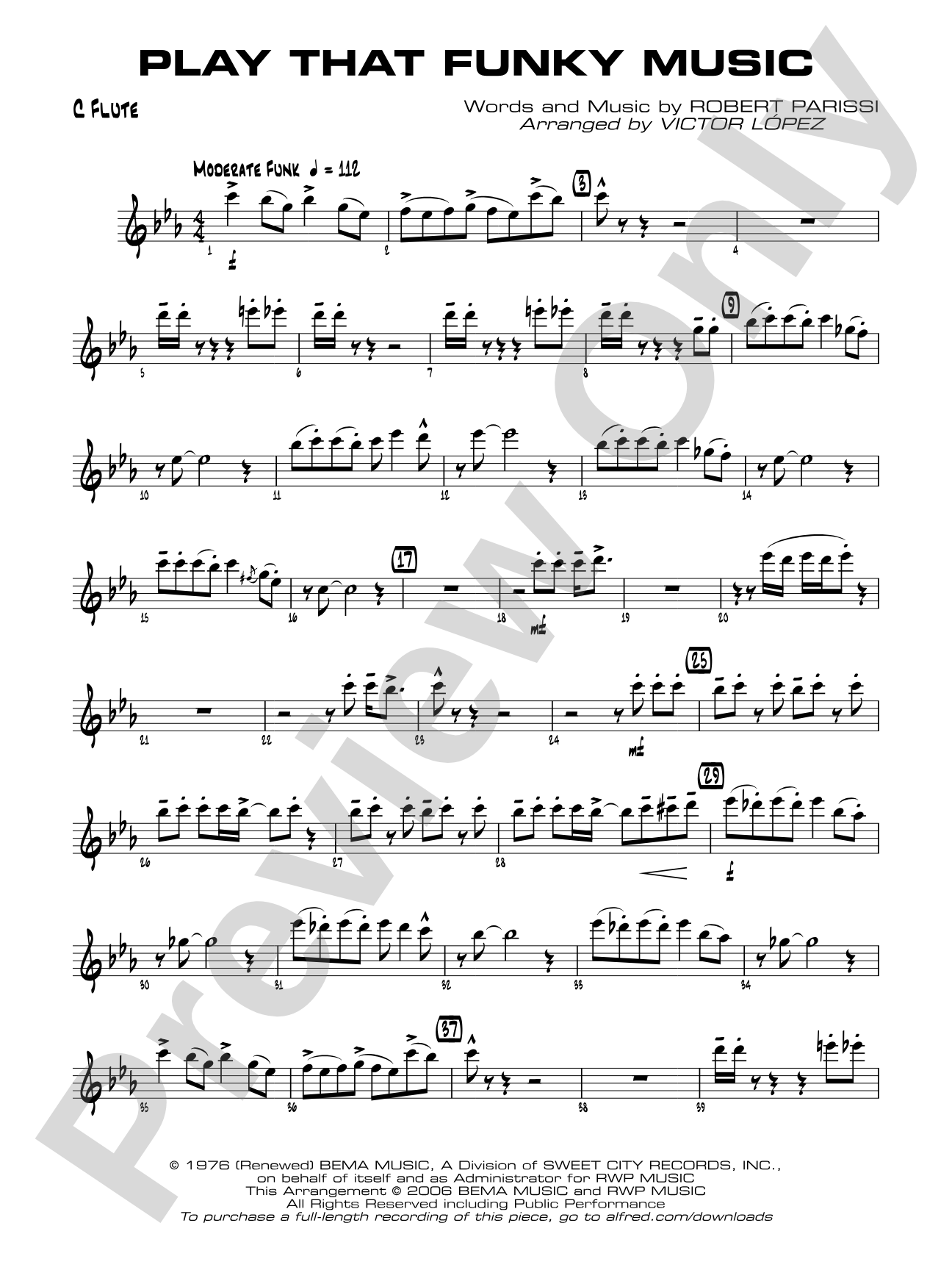 Play That Funky Music: Flute