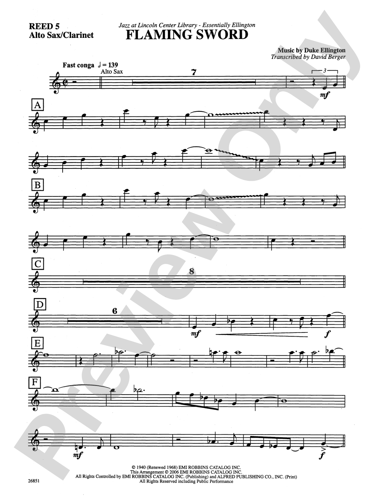 Flaming Sword: 3rd E-flat Alto Saxophone