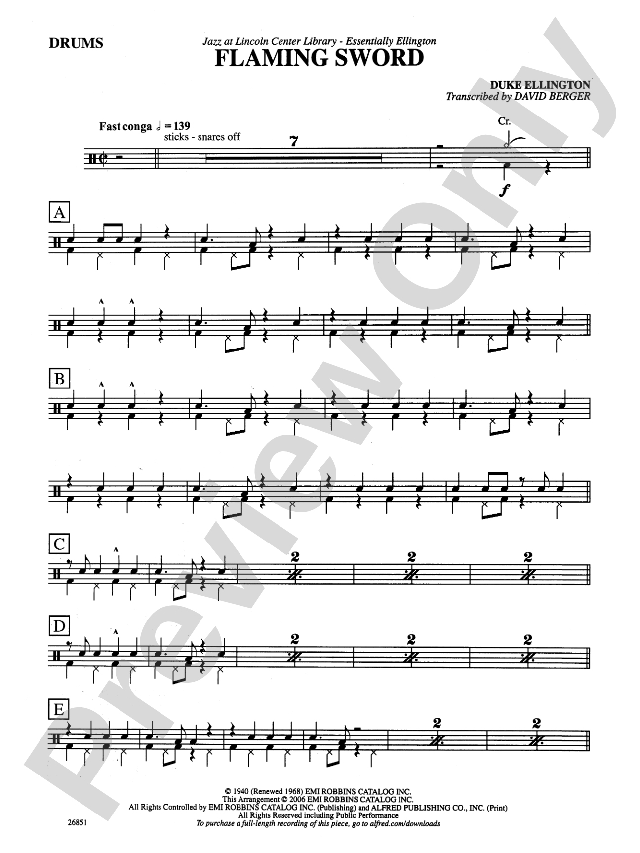 Flaming Sword: Drums
