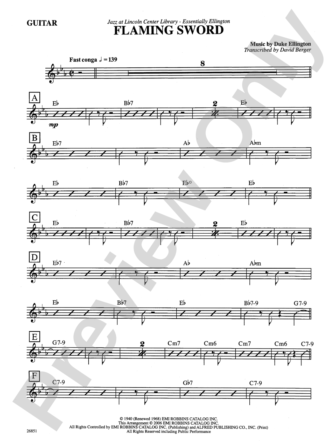Flaming Sword: Guitar
