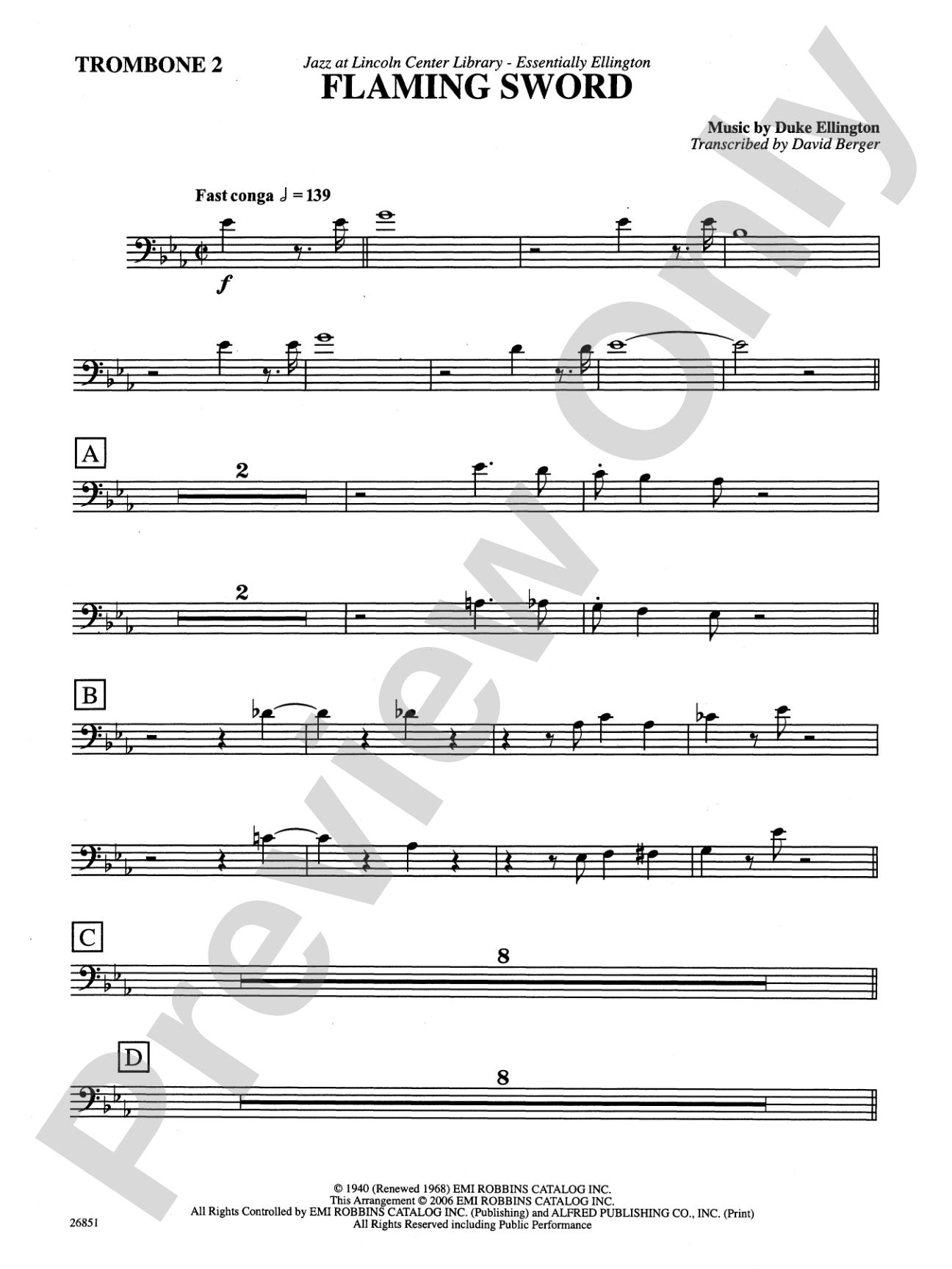 Flaming Sword: 2nd Trombone