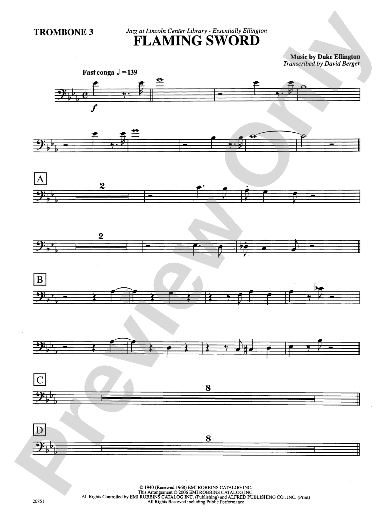 Flaming Sword: 3rd Trombone