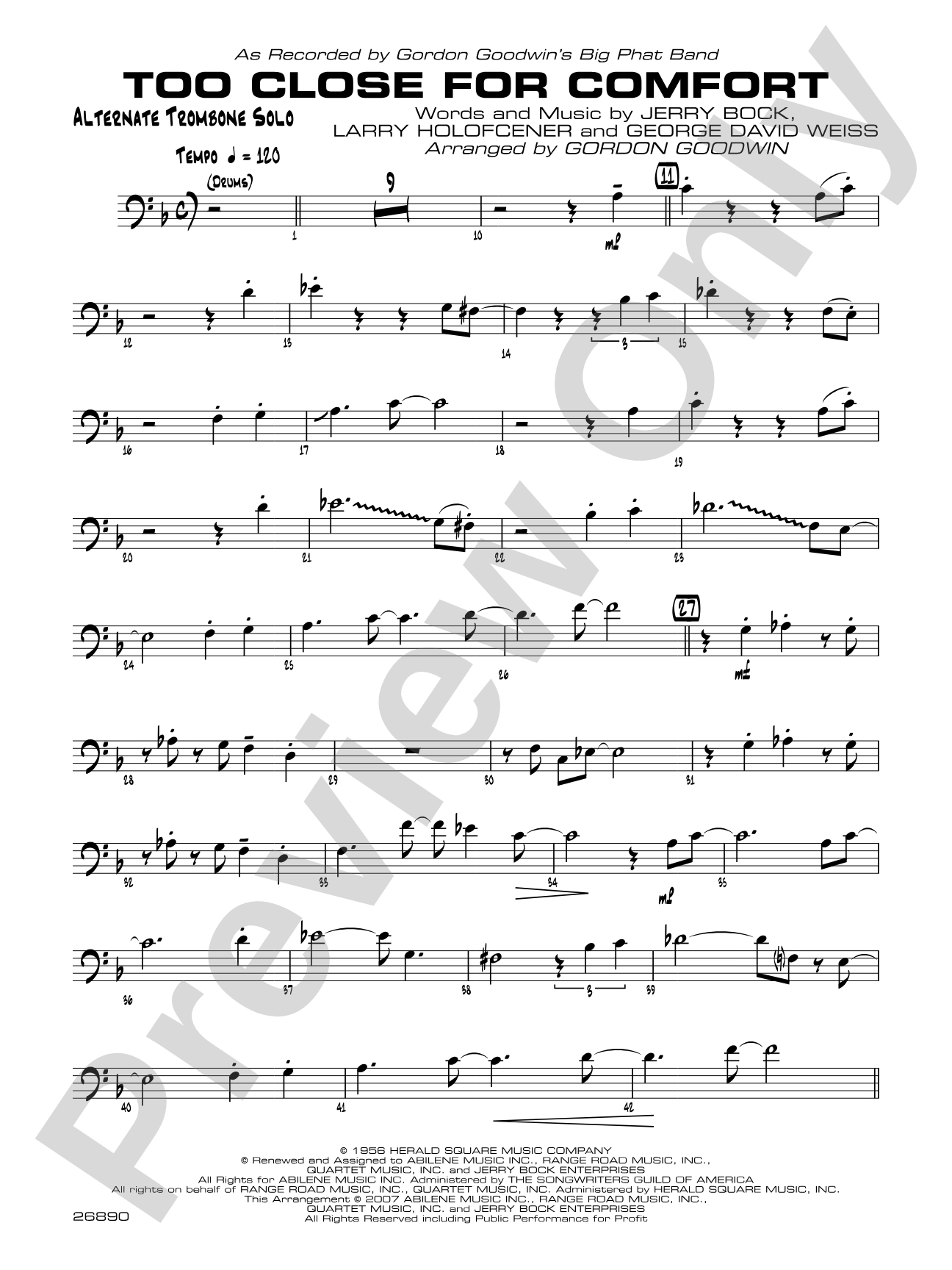 Too Close for Comfort: Optional Trombone