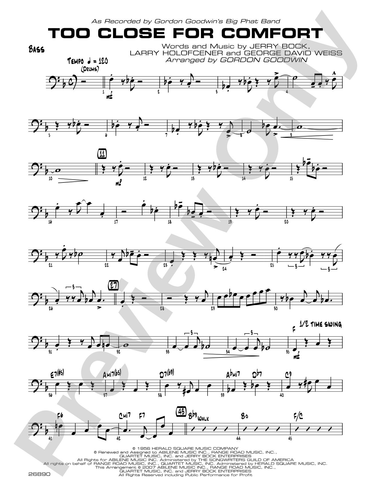 Too Close for Comfort: String Bass