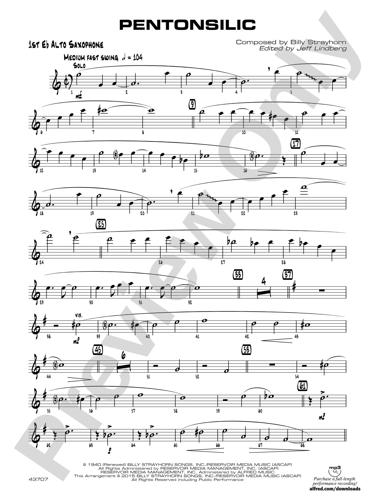 Pentonsilic: E-flat Alto Saxophone