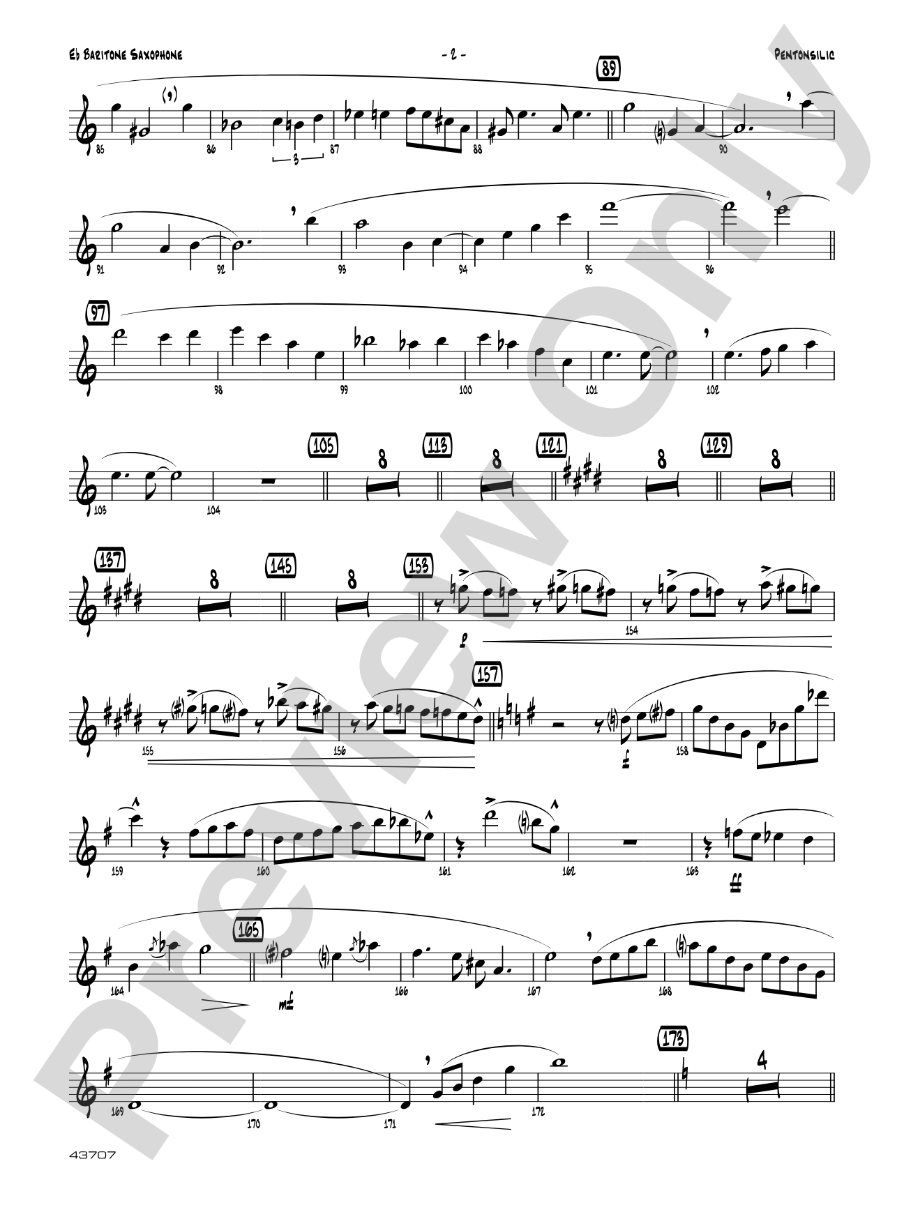 Pentonsilic: E-flat Baritone Saxophone