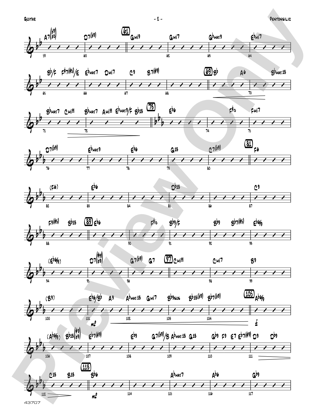 Pentonsilic: Guitar