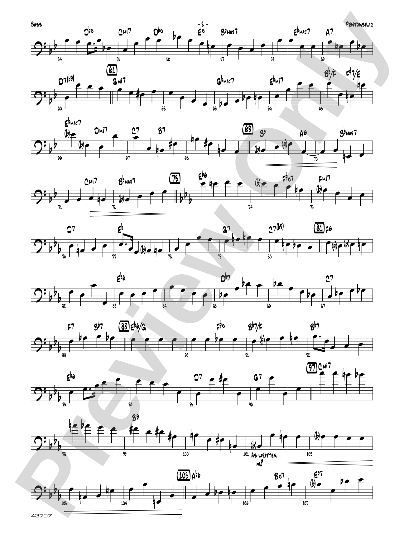 Pentonsilic: String Bass