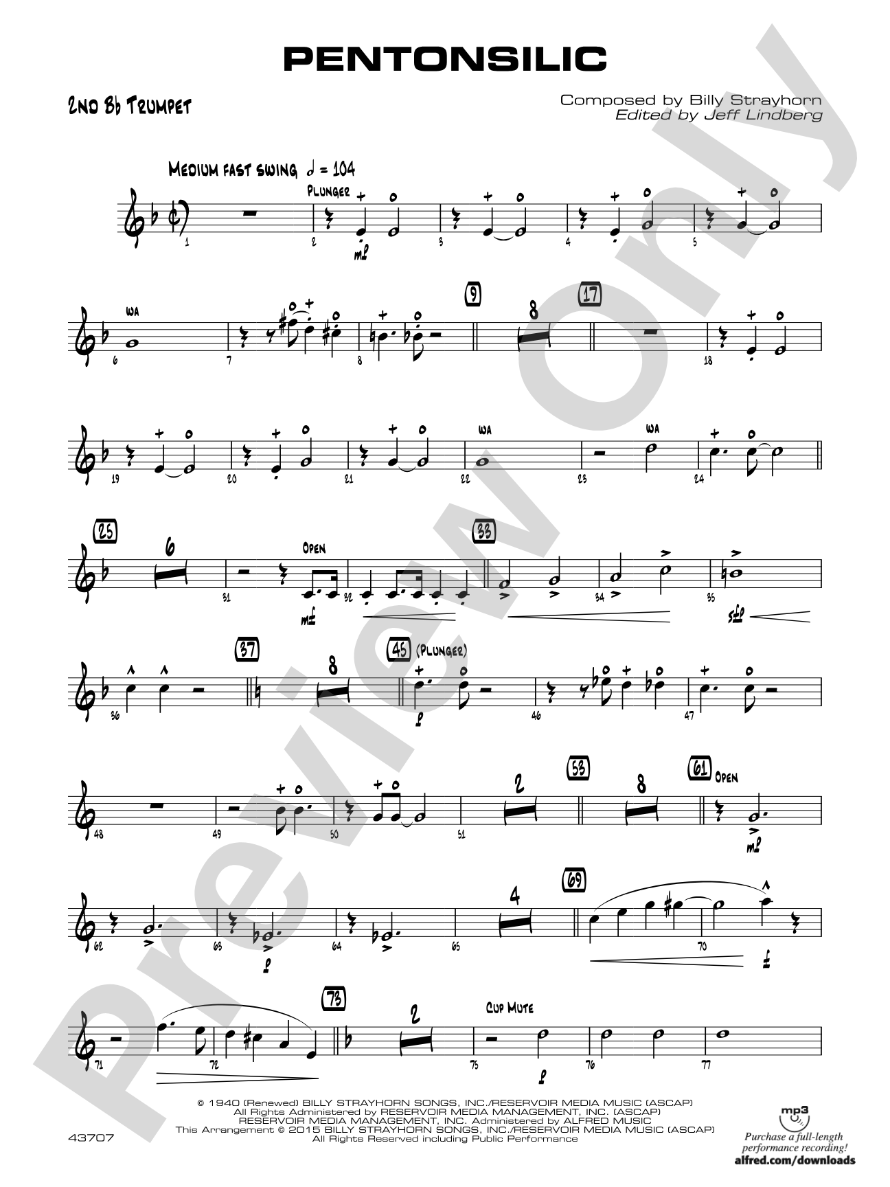 Pentonsilic: 2nd B-flat Trumpet