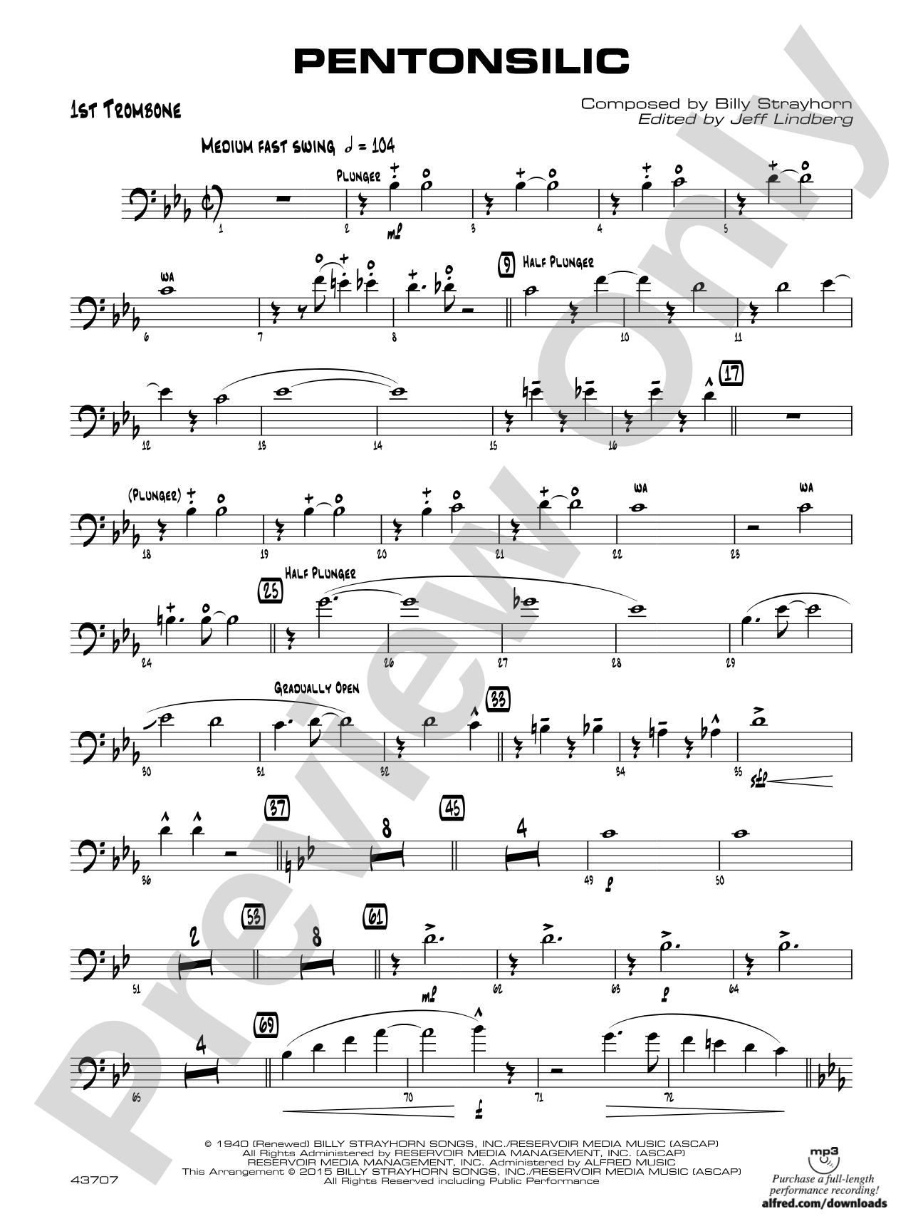 Pentonsilic: 1st Trombone