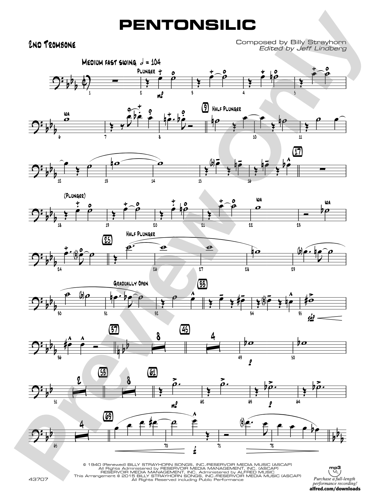 Pentonsilic: 2nd Trombone