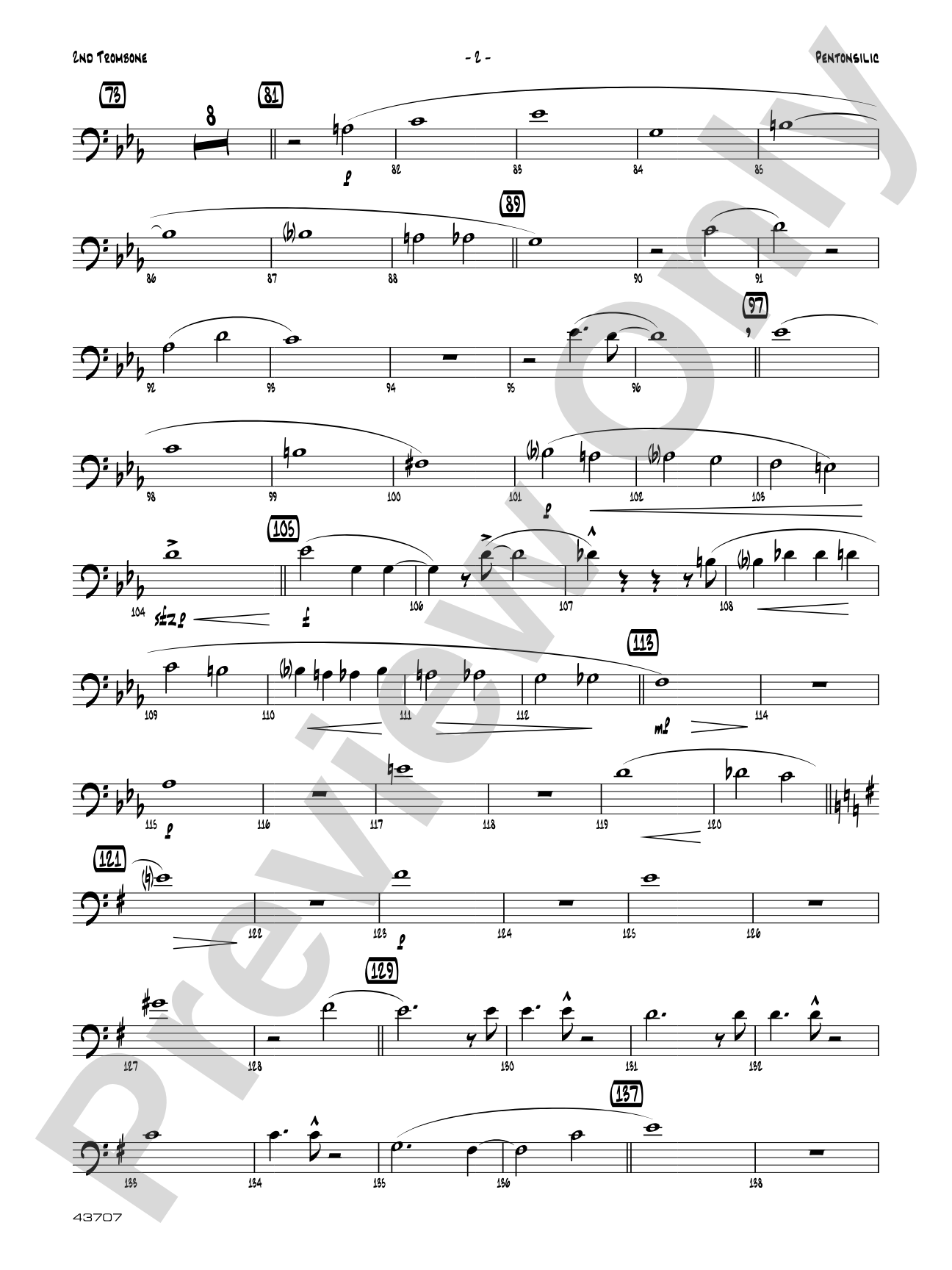Pentonsilic: 2nd Trombone