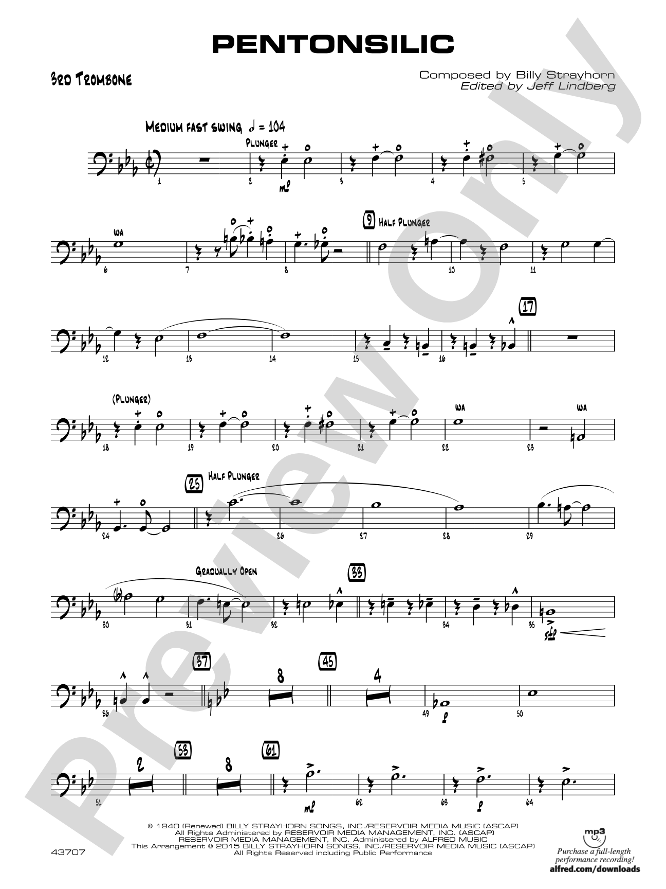 Pentonsilic: 3rd Trombone