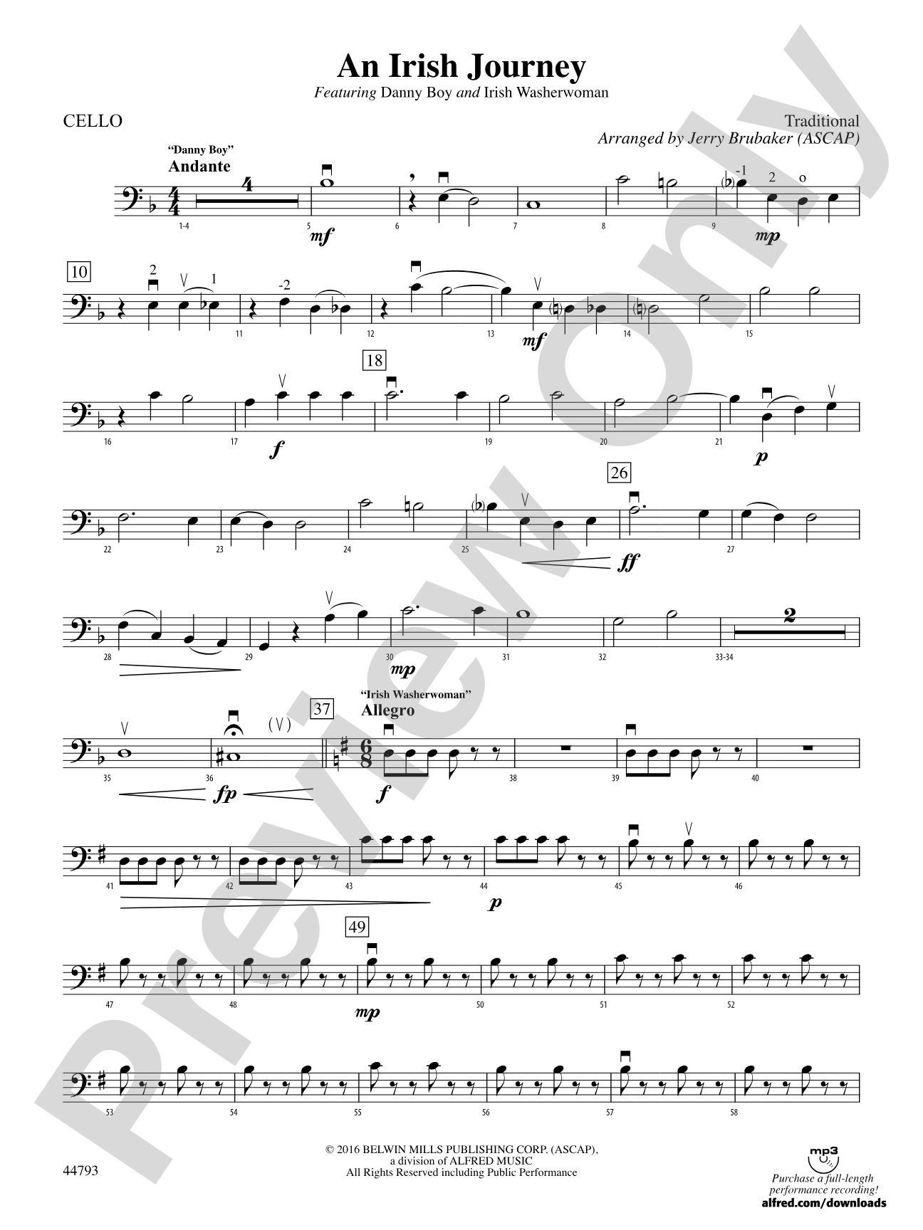 An Irish Journey: Cello