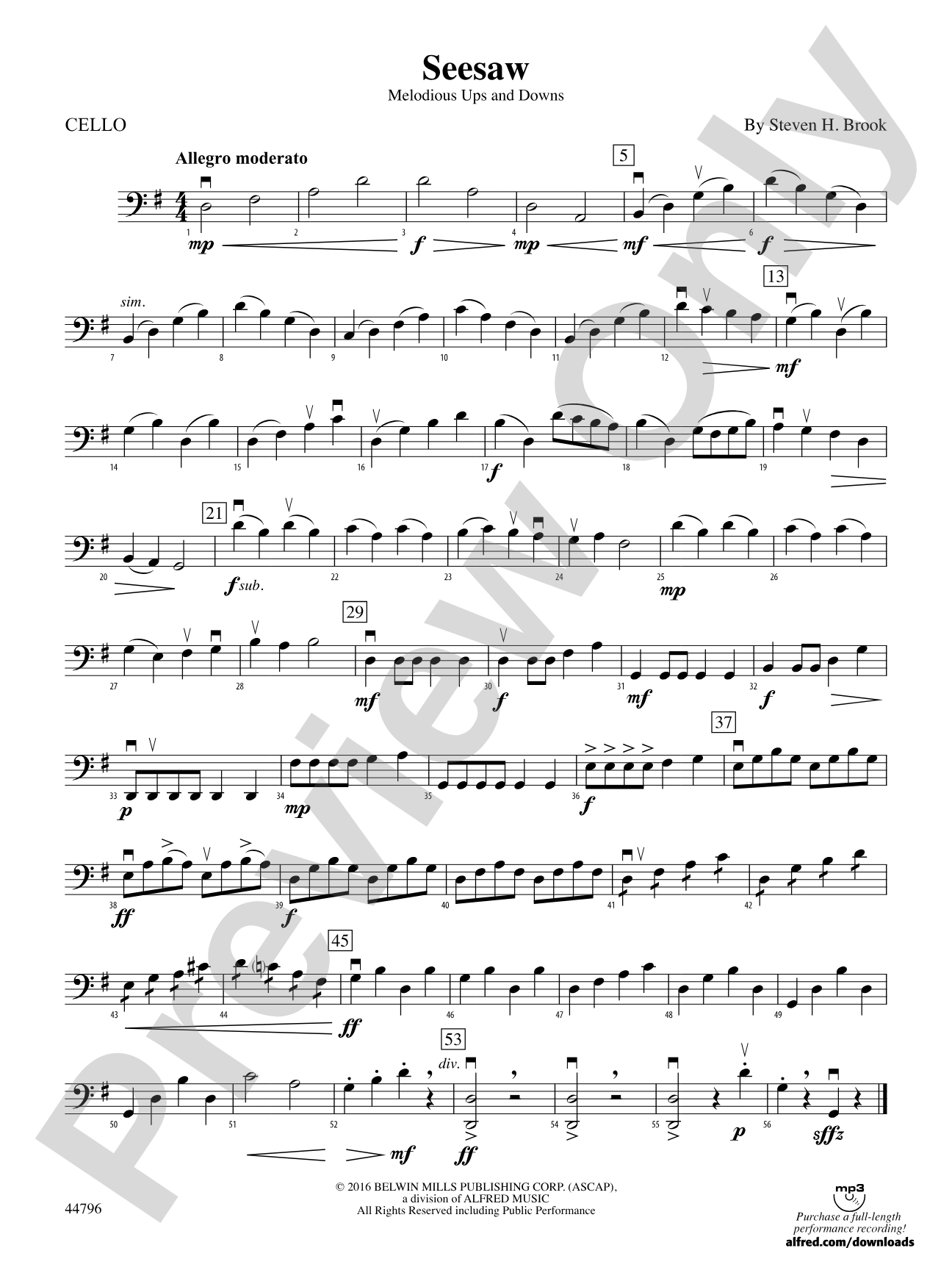 Seesaw: Cello