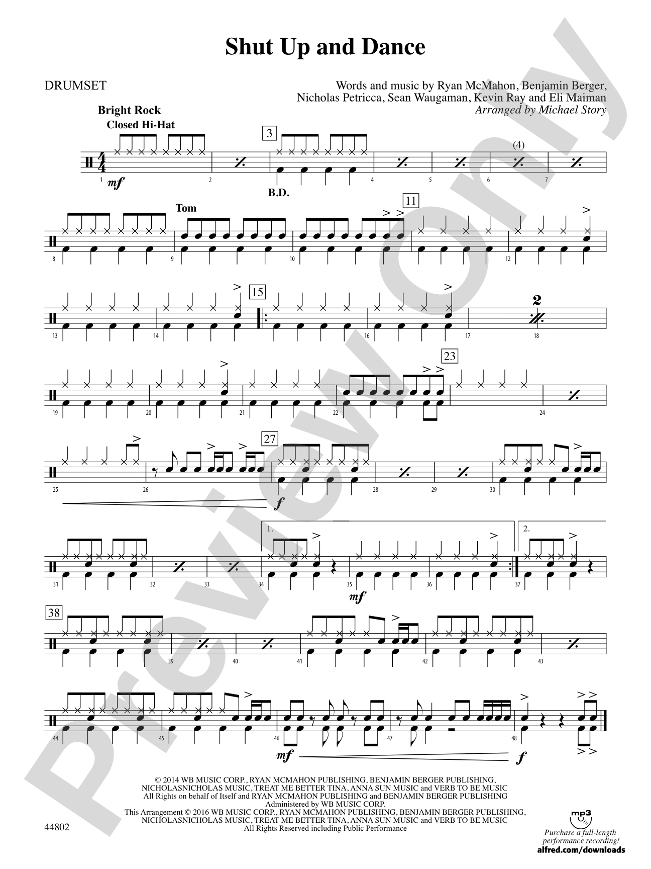 Shut Up and Dance: Drums