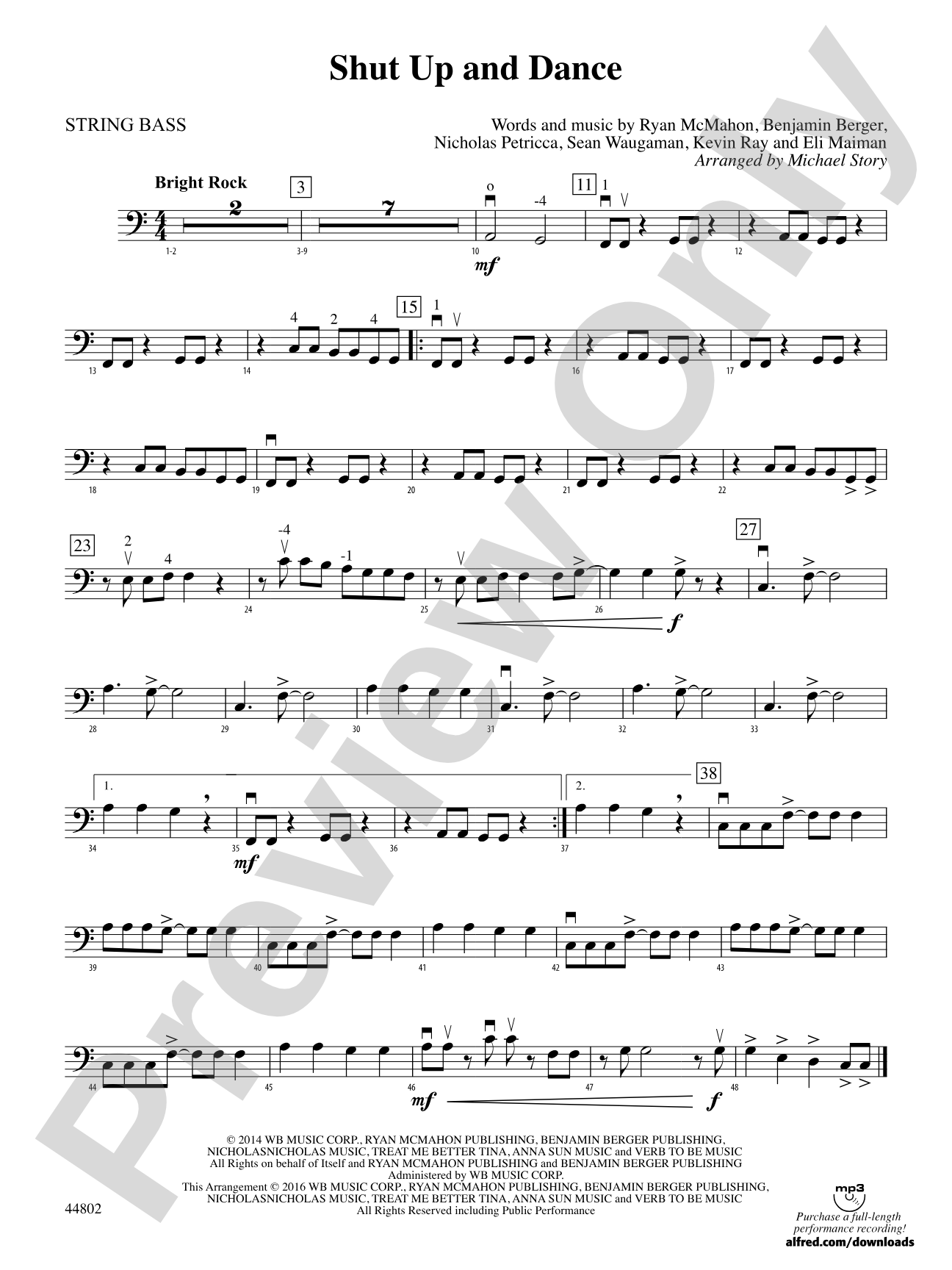 Shut Up and Dance: String Bass