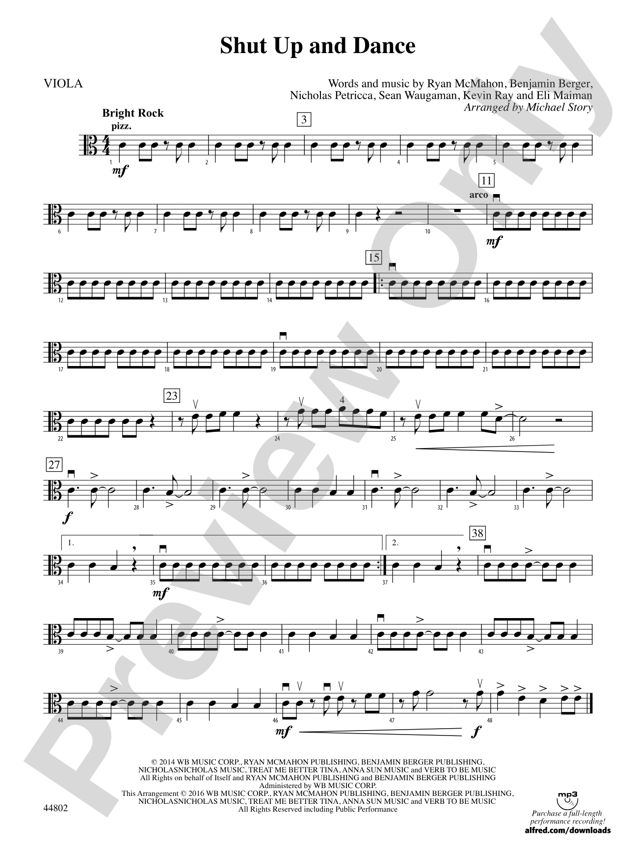 Shut Up and Dance: Viola