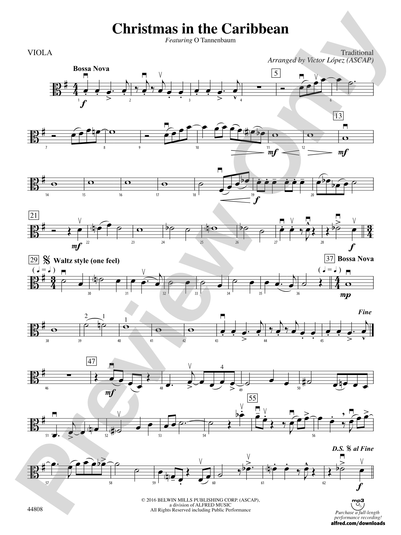 Christmas in the Caribbean: Viola