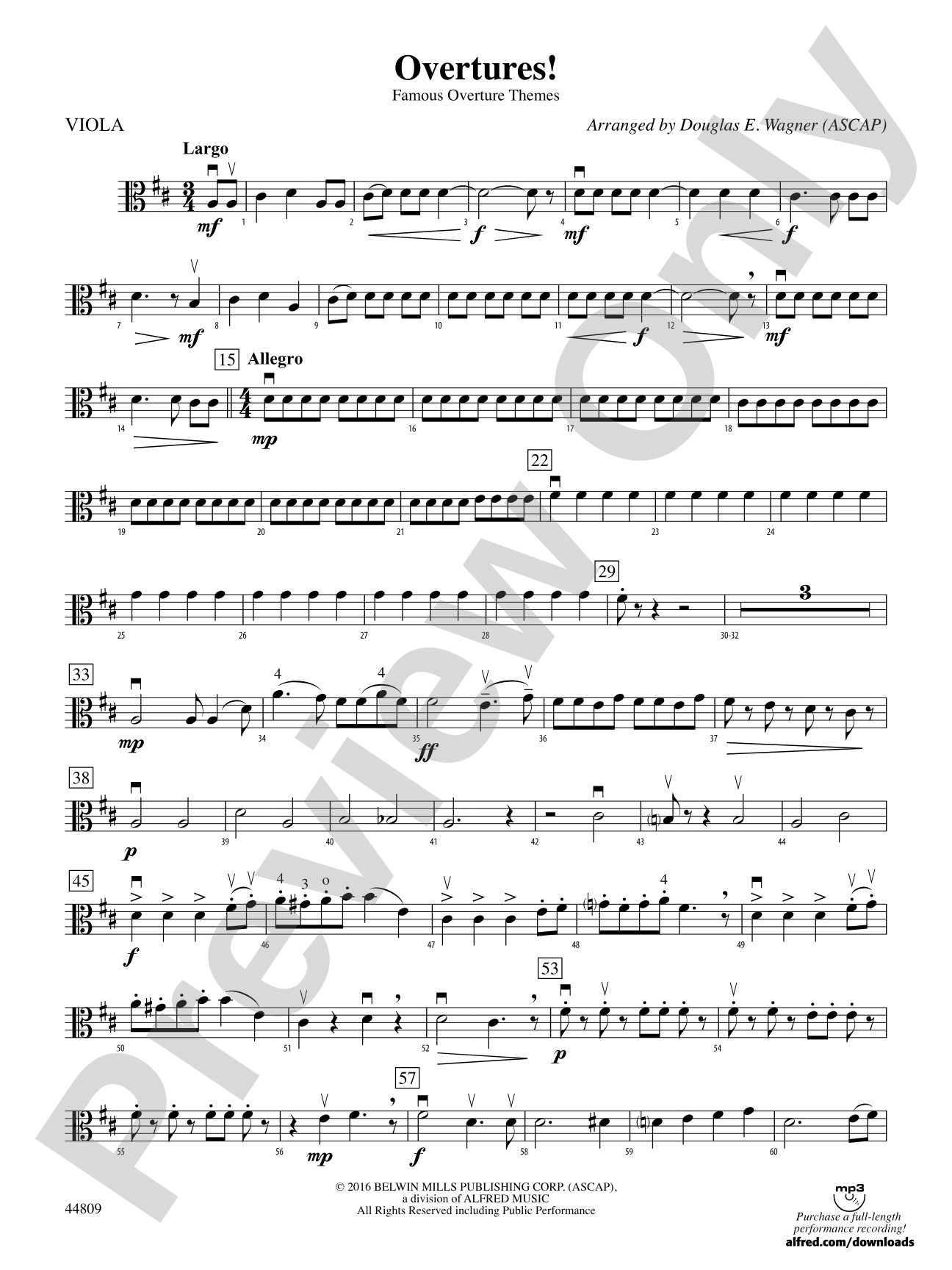 Overtures!: Viola