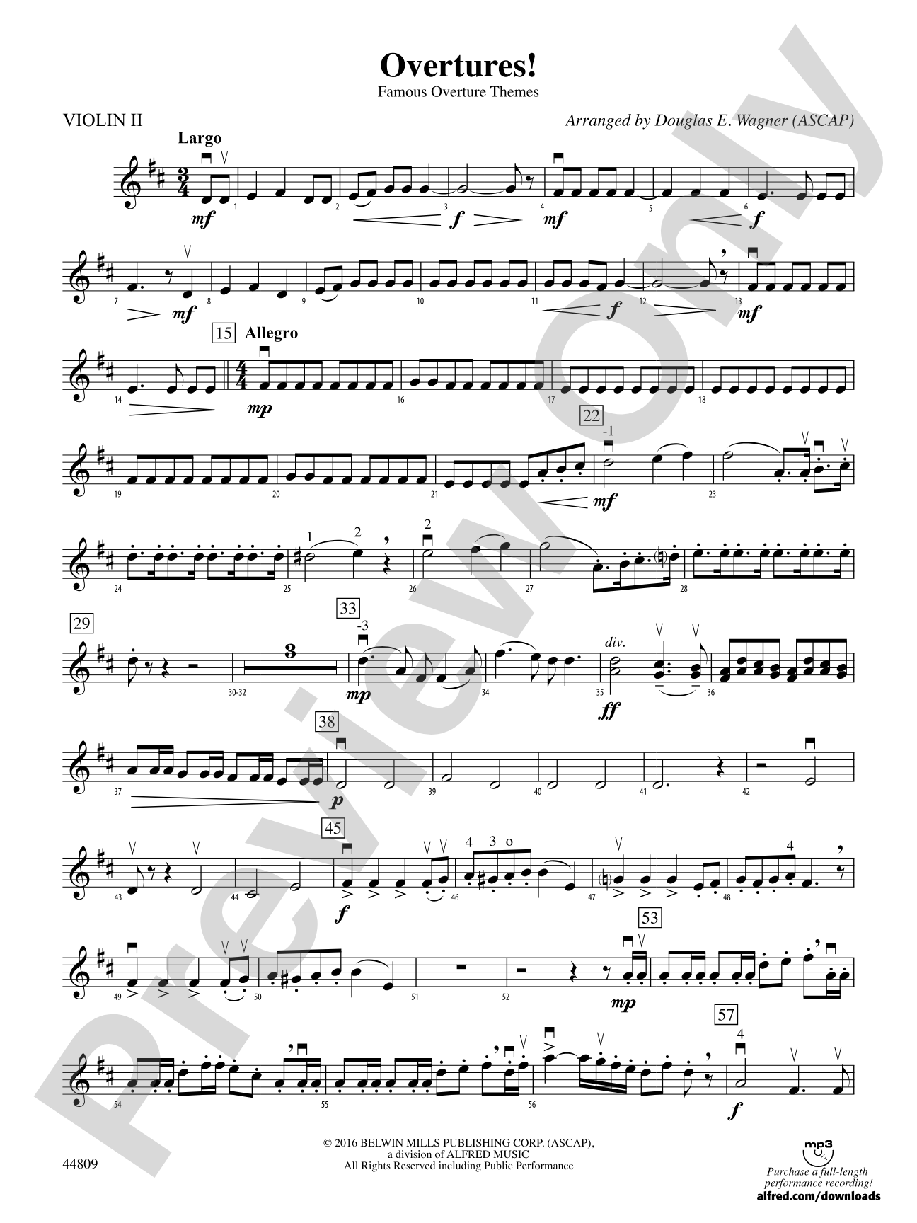 Overtures!: 2nd Violin