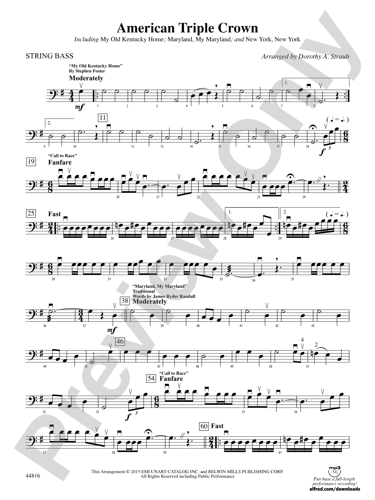 American Triple Crown: String Bass