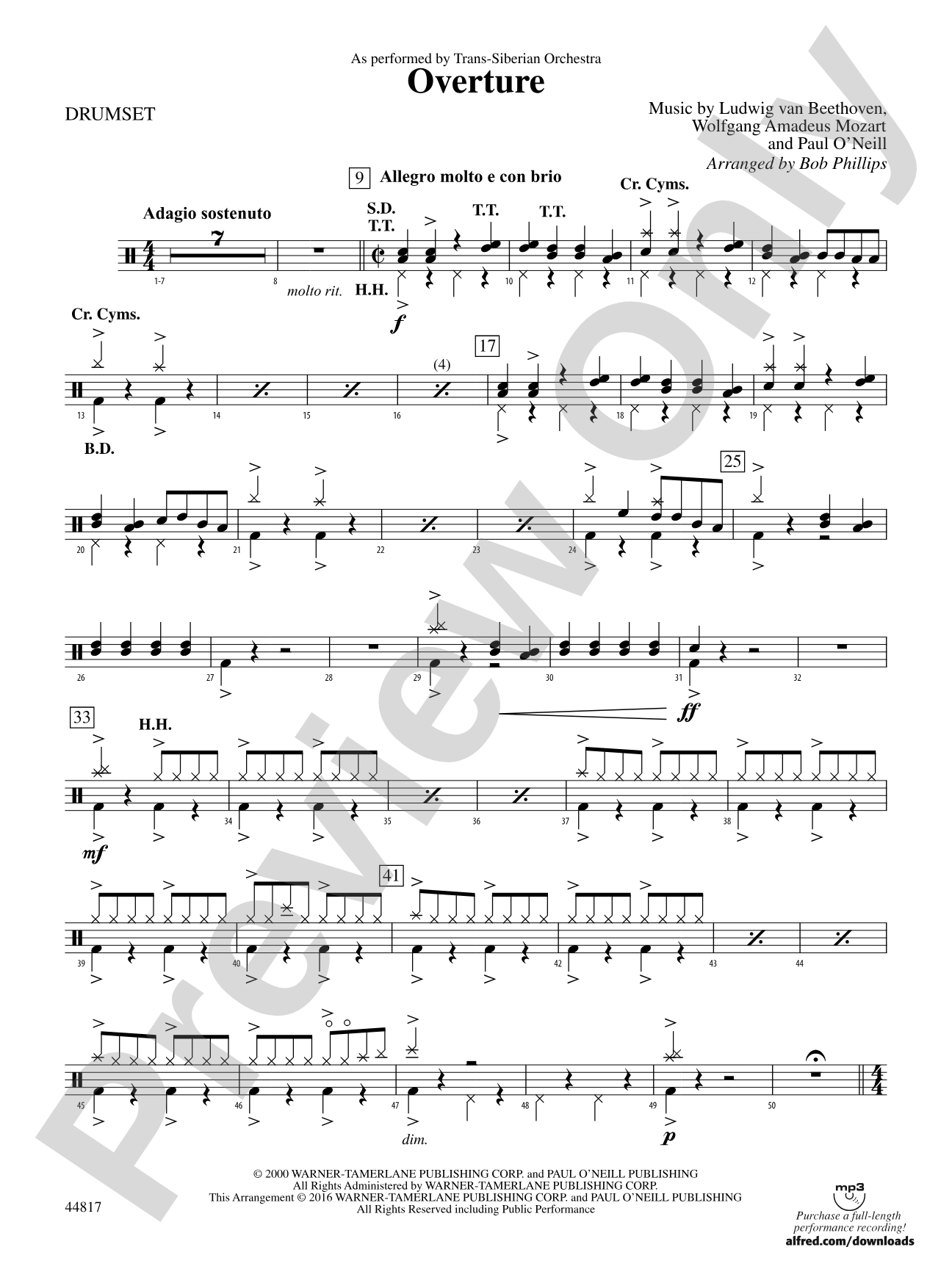Overture: Drums