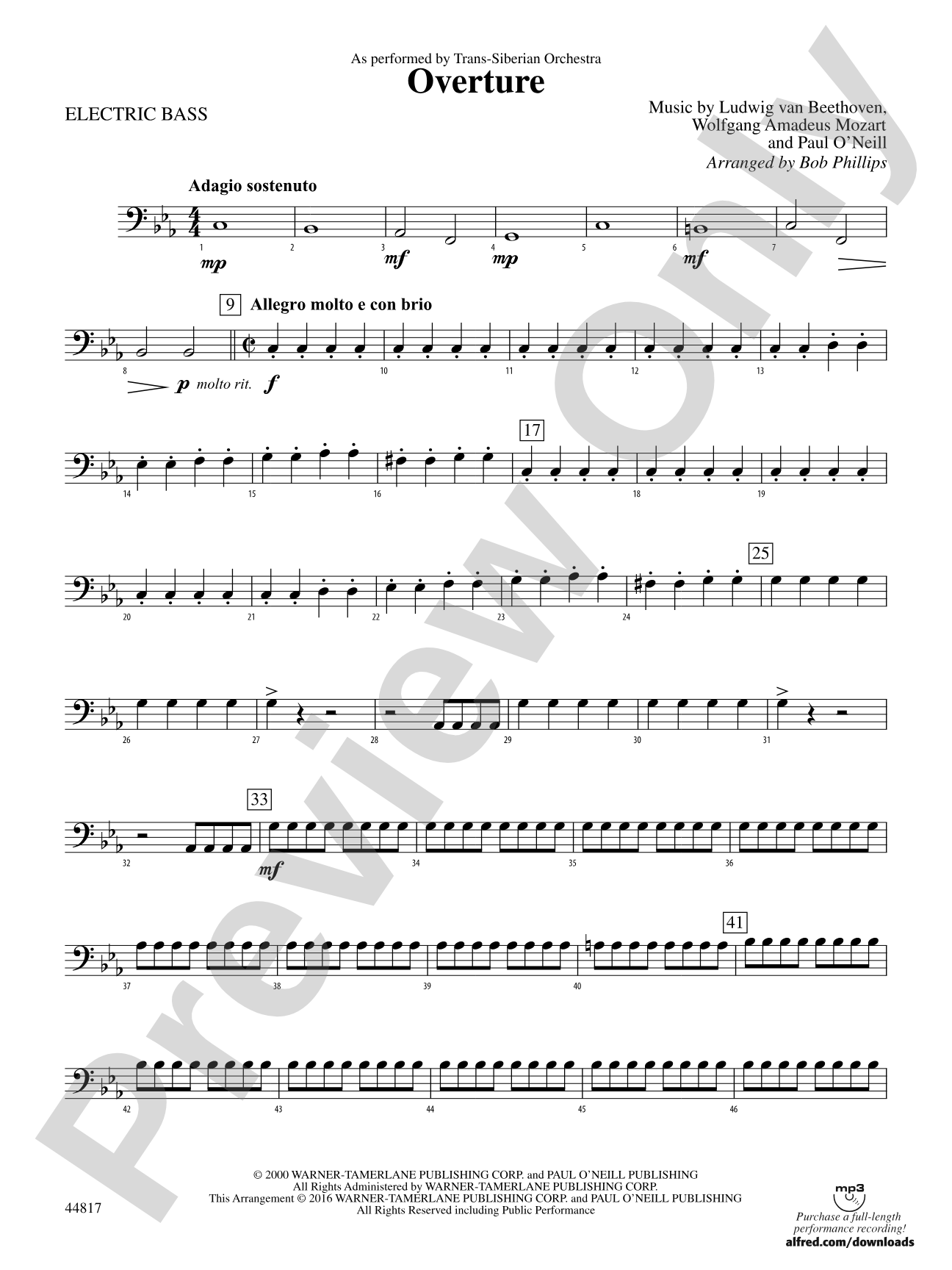 Overture: Electric Bass