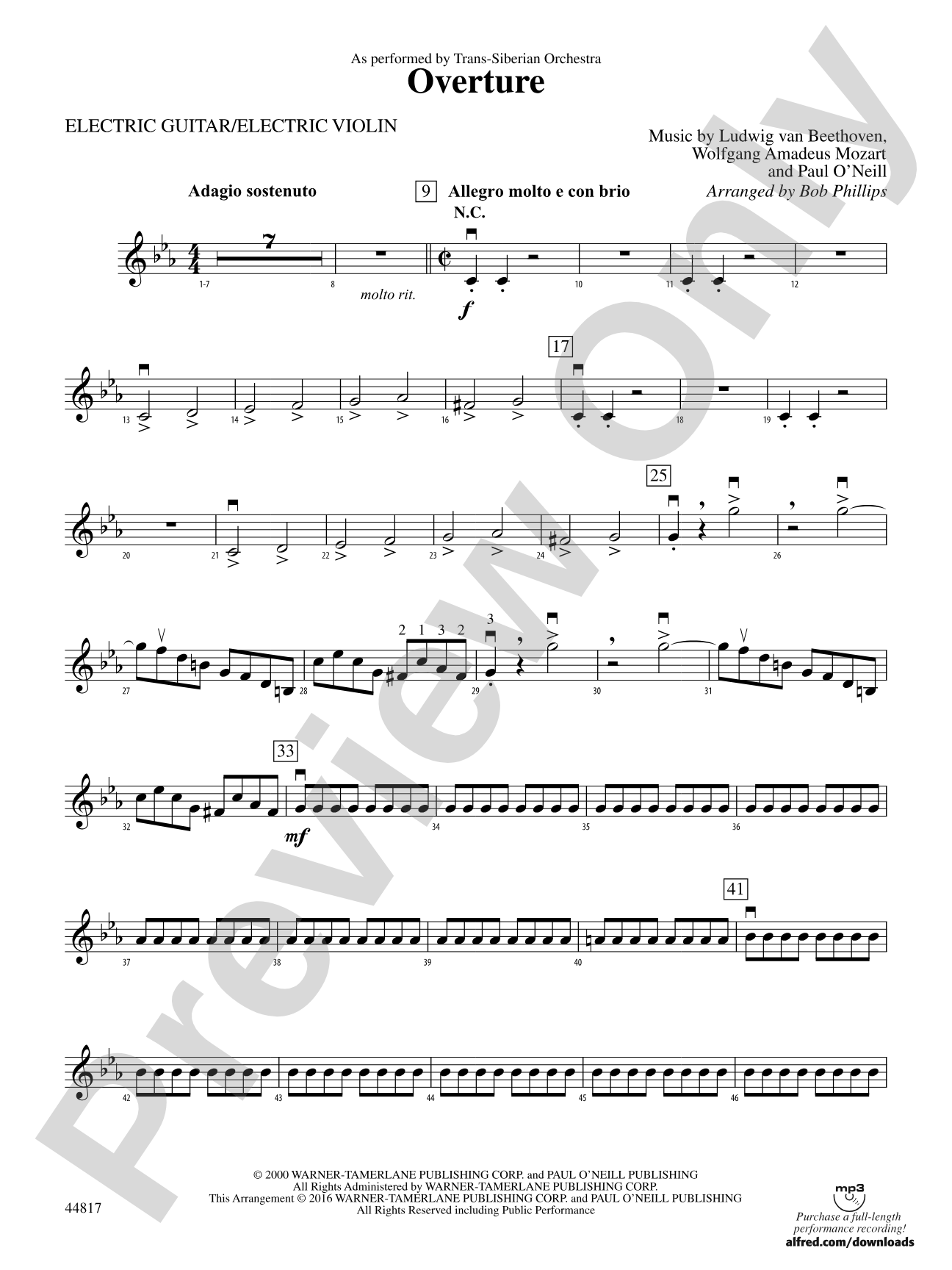 Overture: Electric Guitar